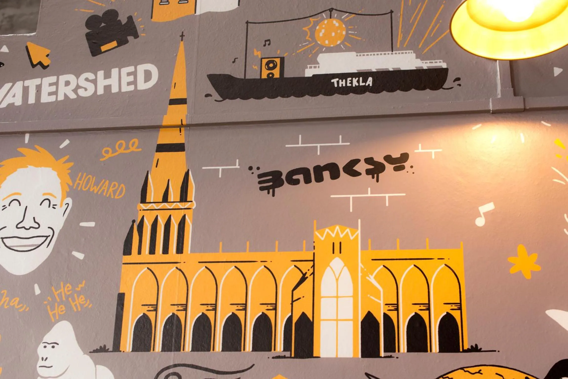 Decorative detail in YHA Bristol