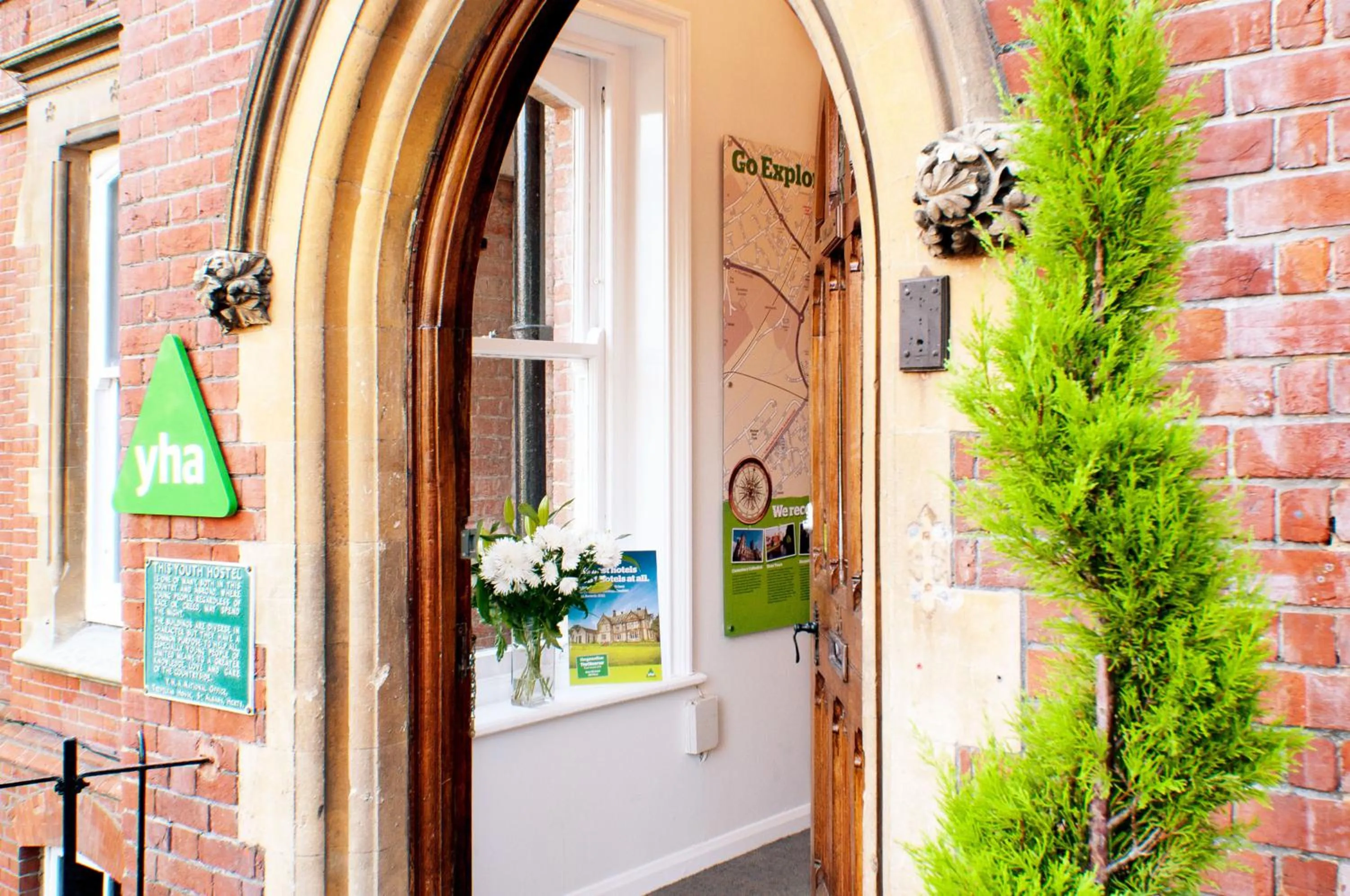 Facade/entrance in YHA Canterbury