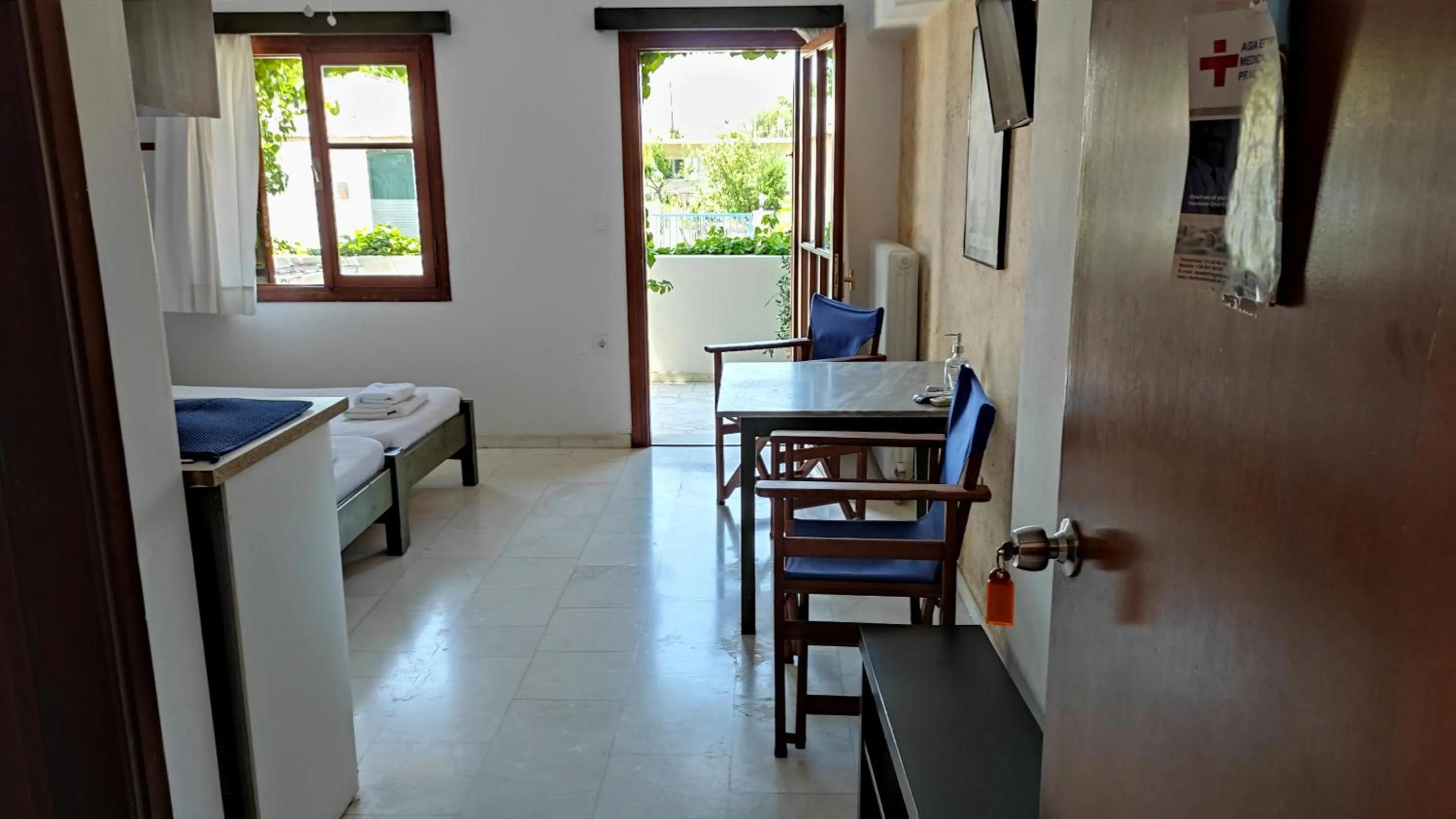 Bed in Staggia Studios