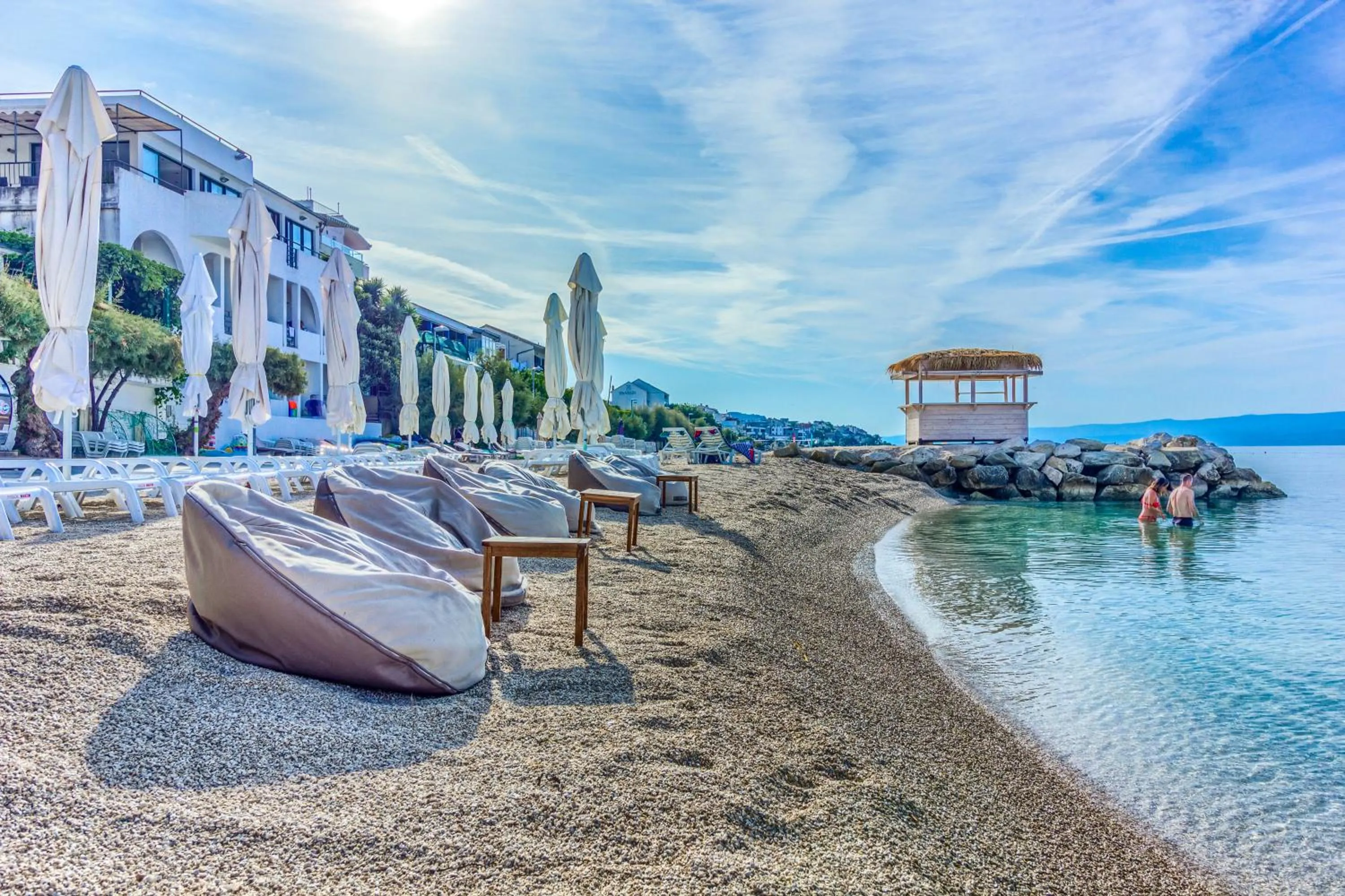 Beach in Pansion Martin