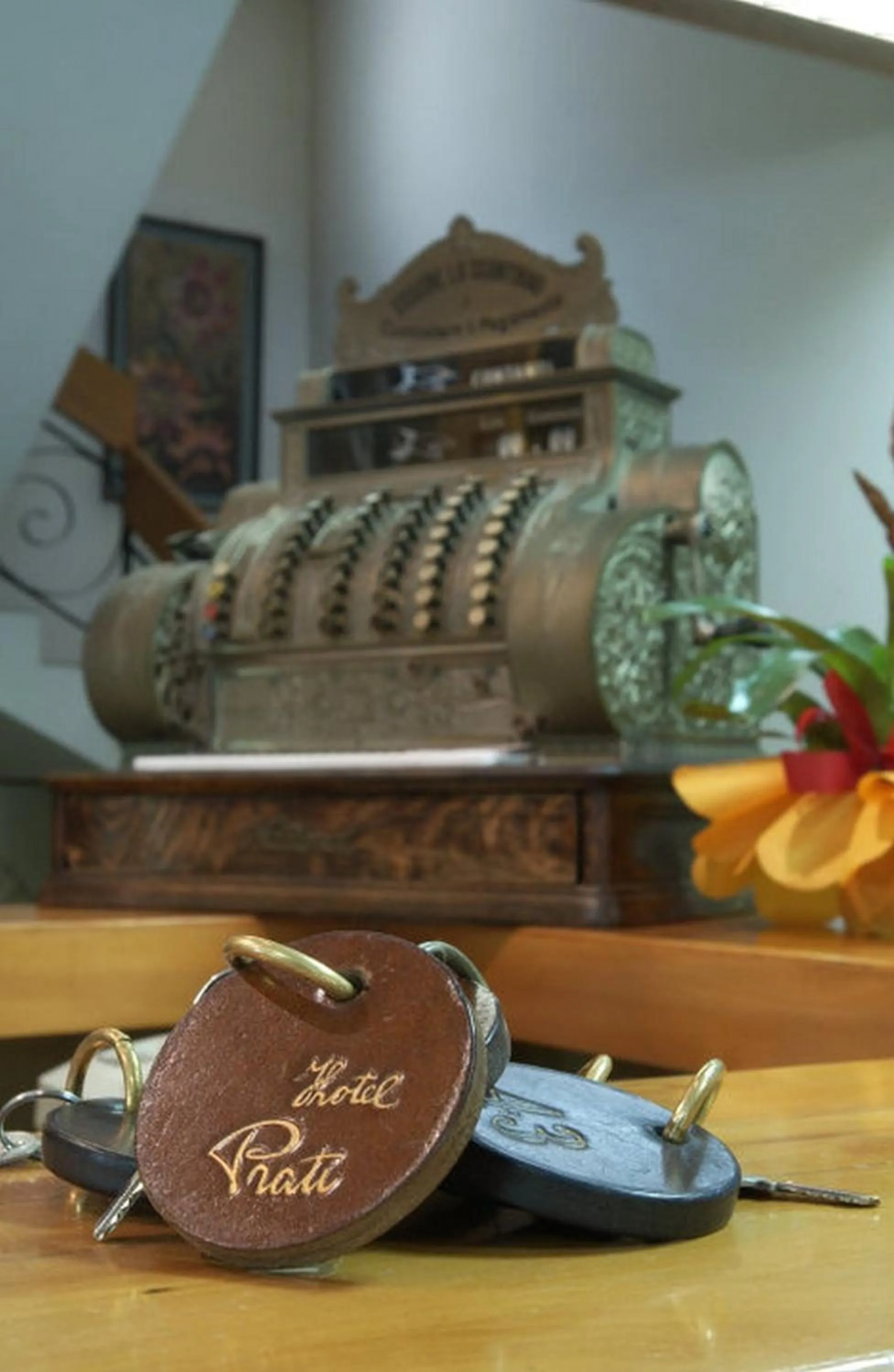 Decorative detail in Hotel Prati