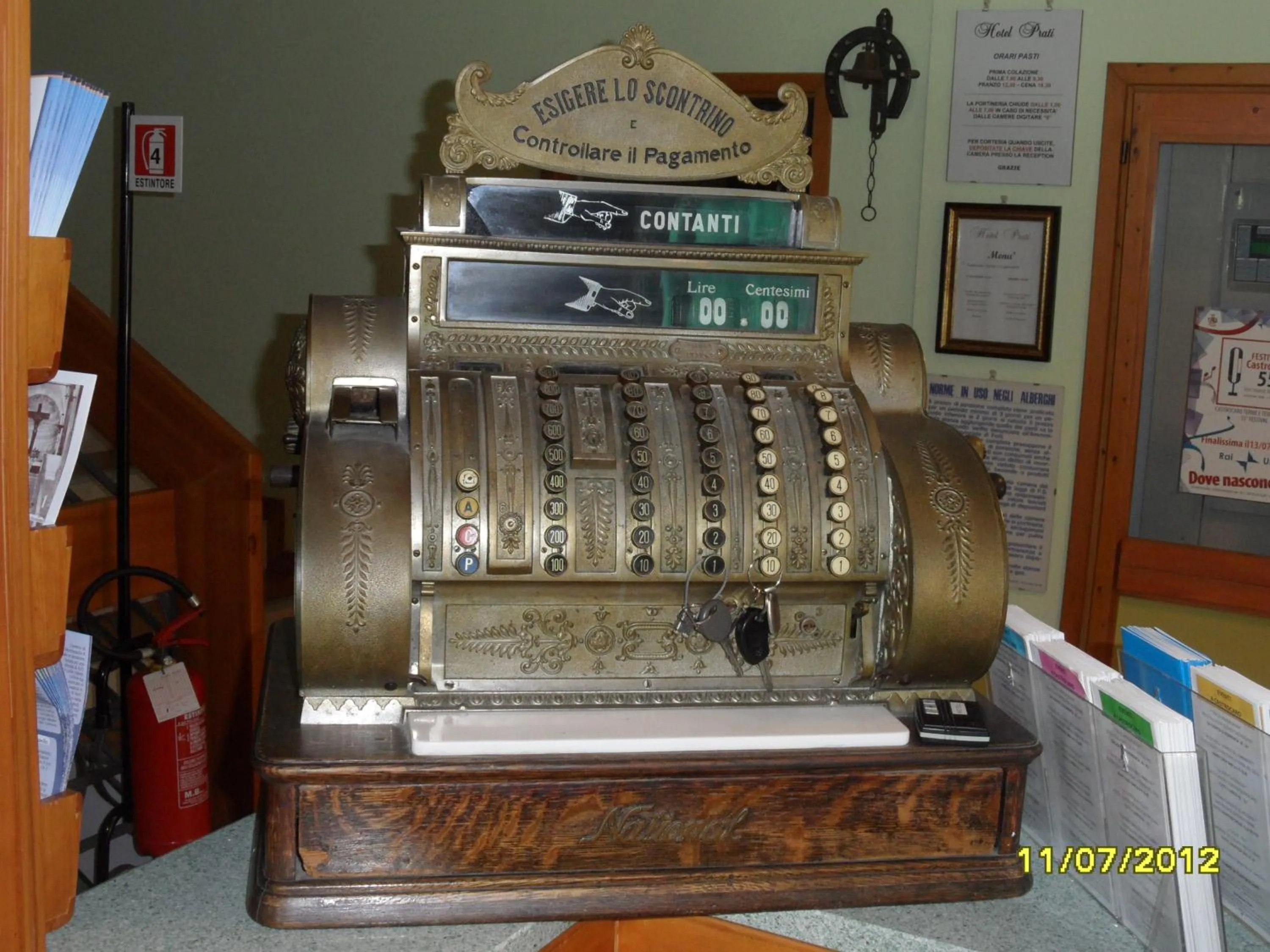 Lobby or reception in Hotel Prati