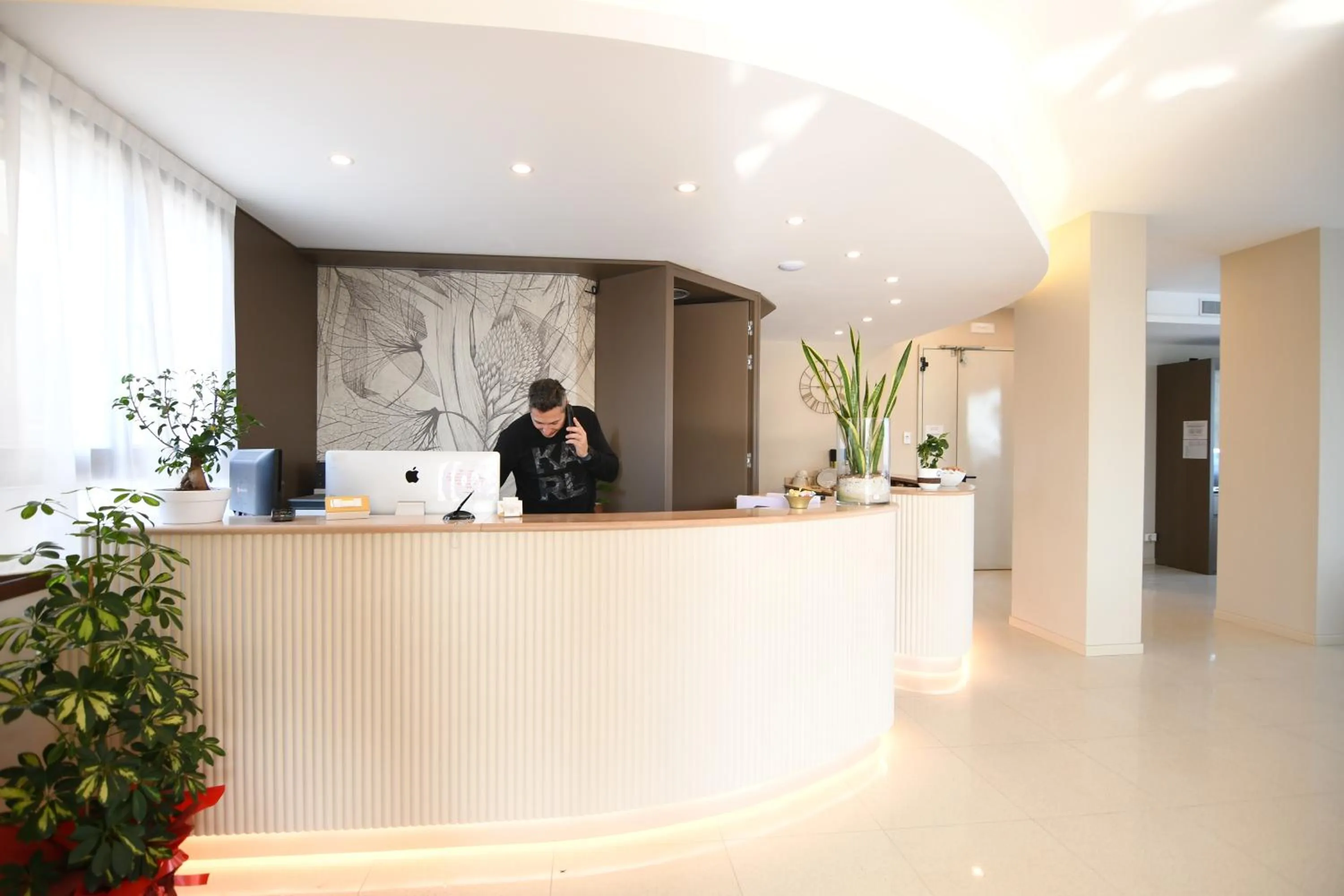 Lobby or reception in Albergo Grappolo D'oro