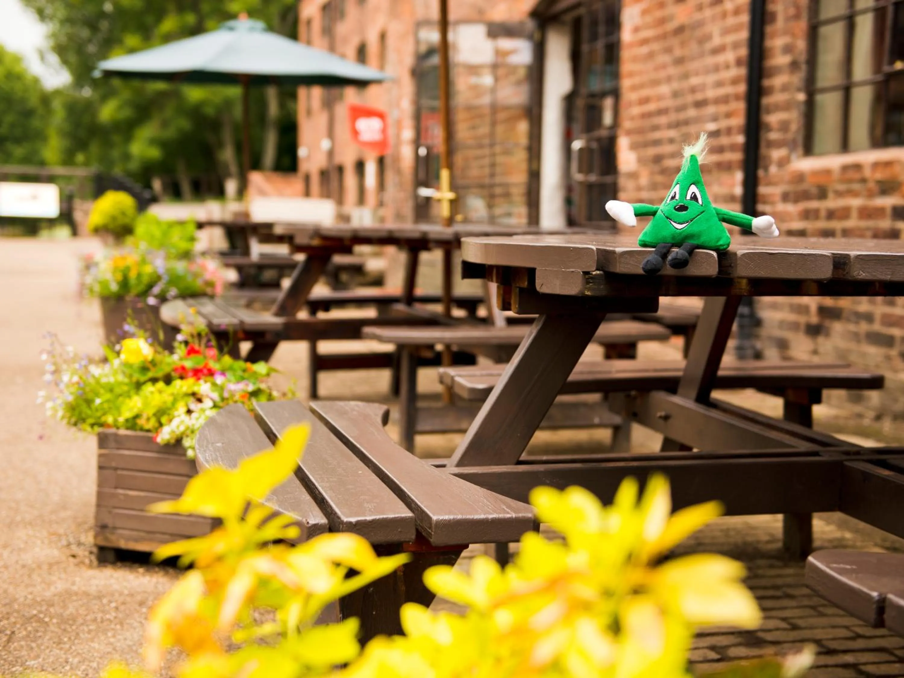 Garden in YHA Ironbridge Coalport