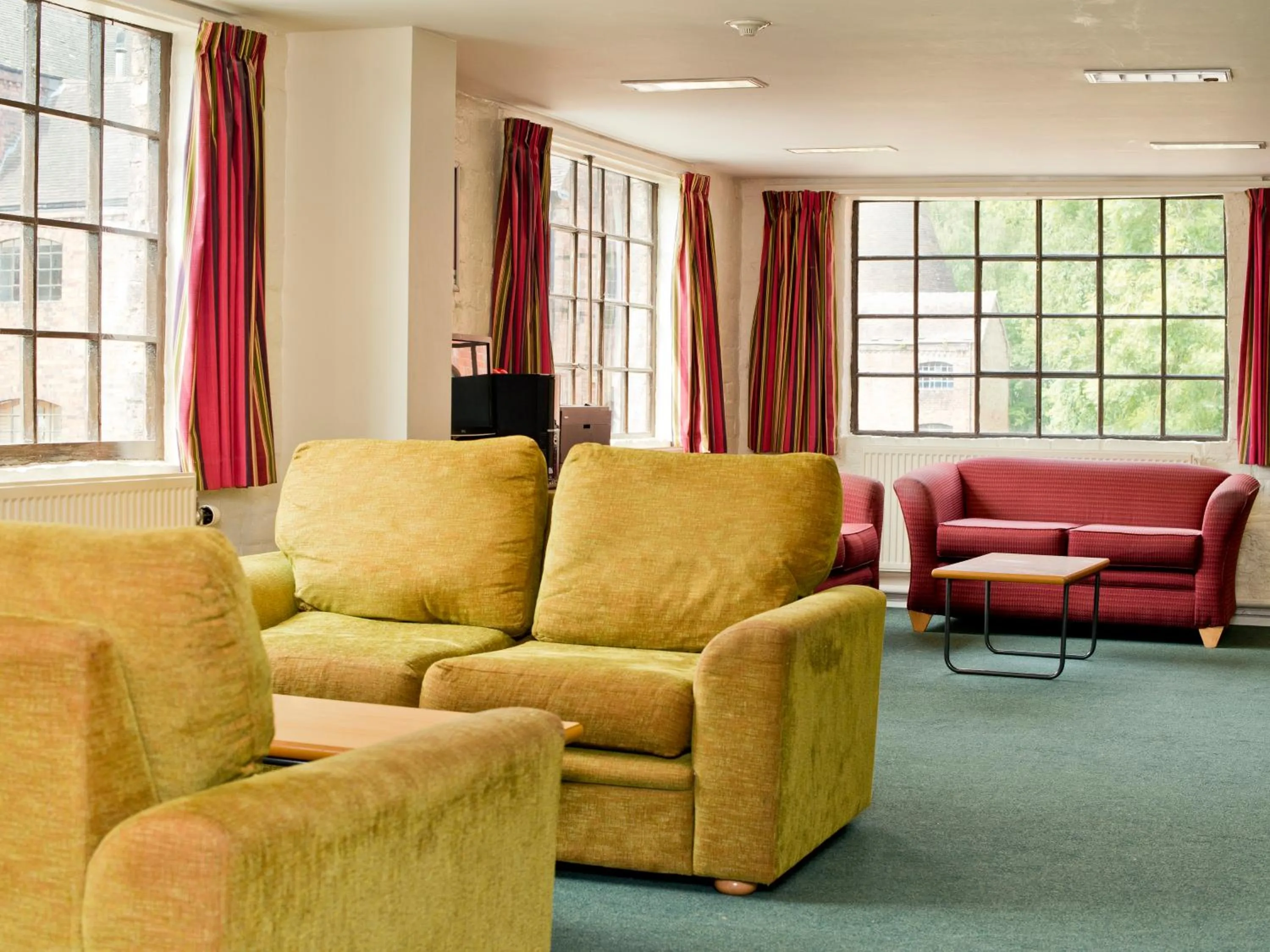 Seating area in YHA Ironbridge Coalport