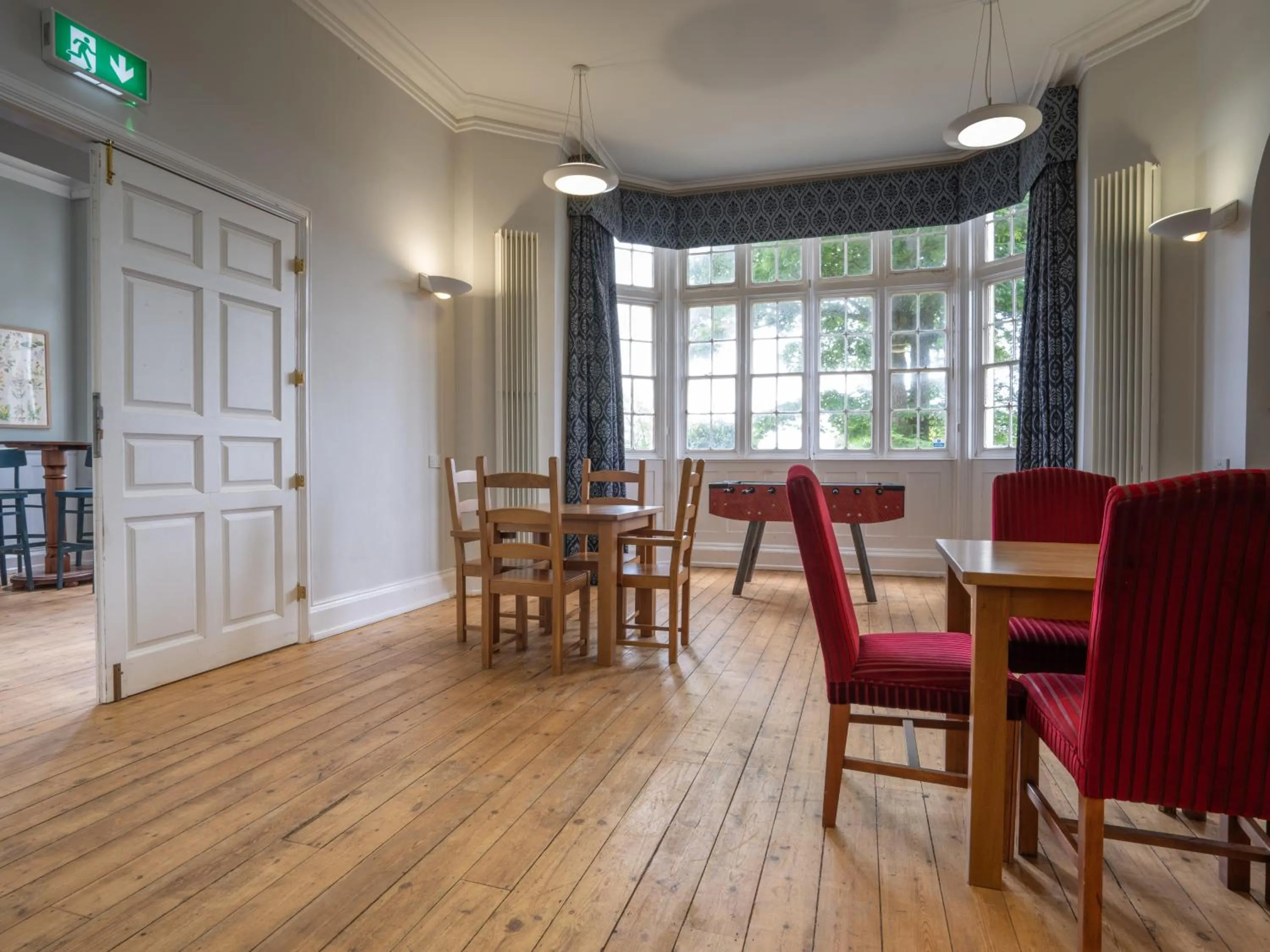 Seating area in YHA Whitby