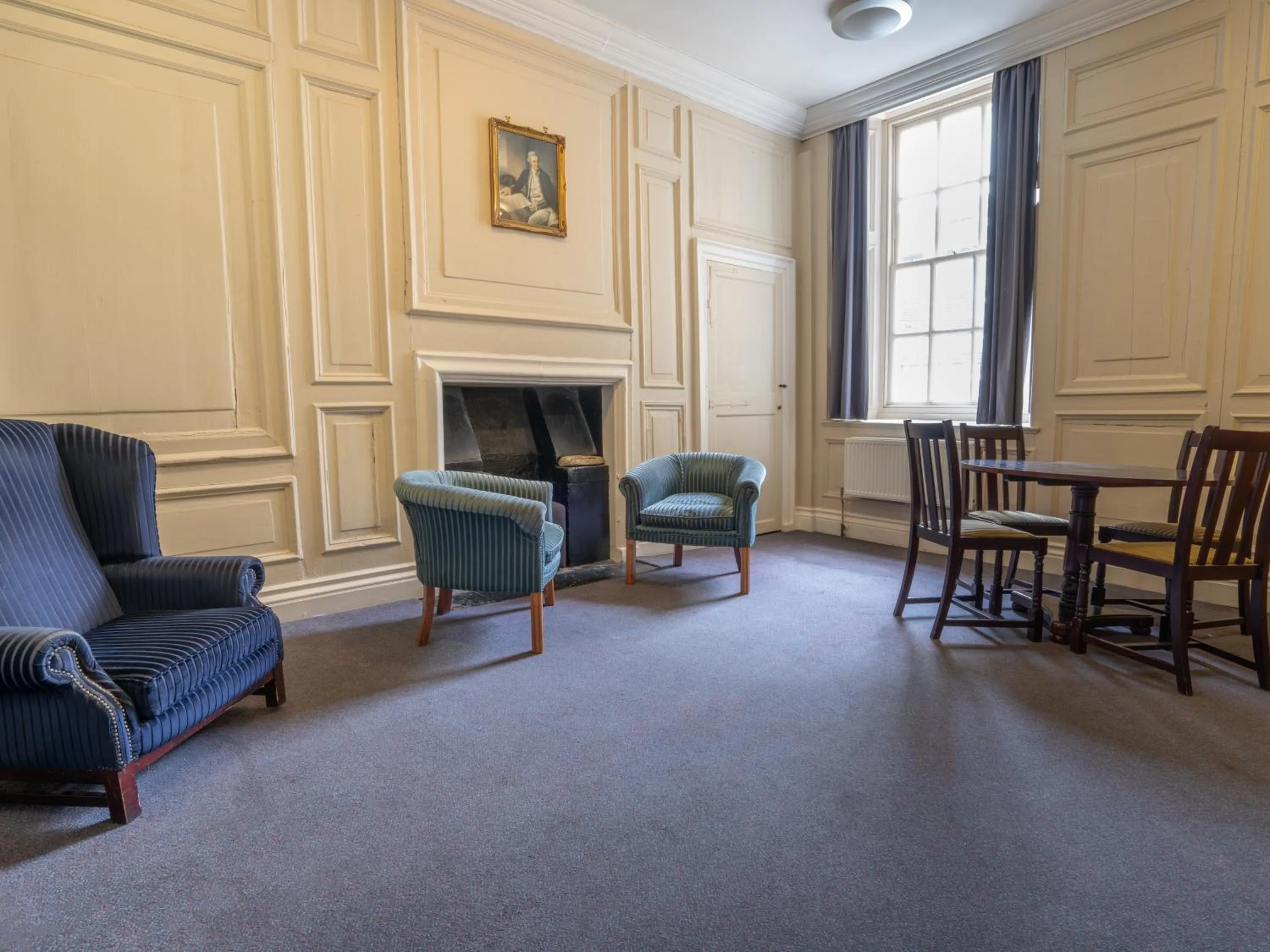 Seating area in YHA Whitby