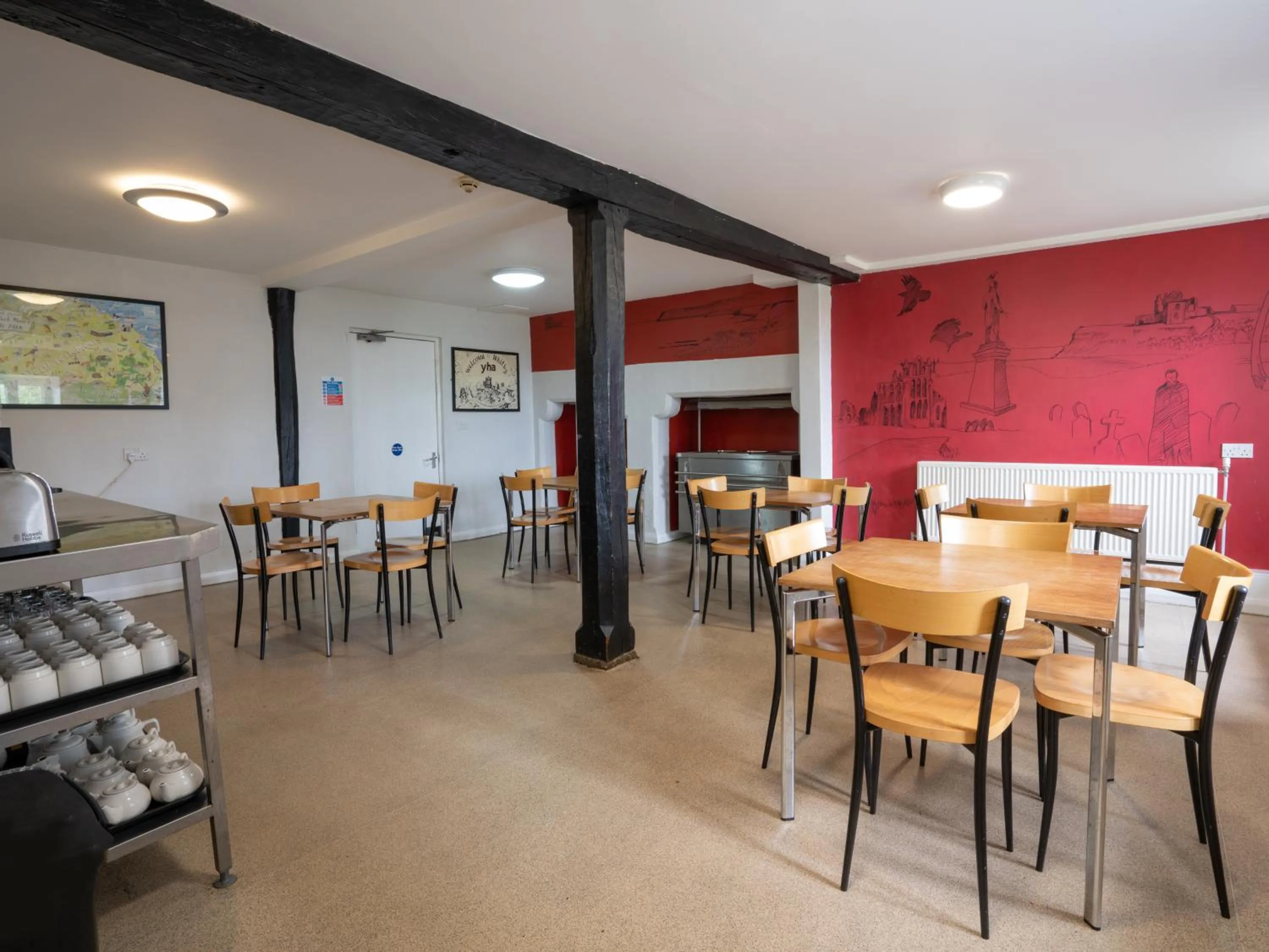 Dining area in YHA Whitby