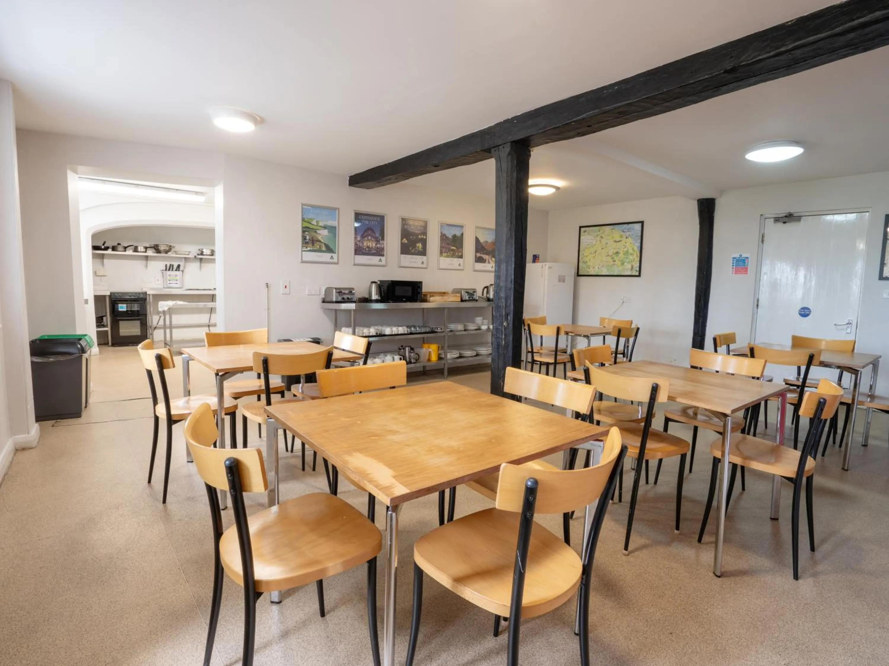 Seating area in YHA Whitby