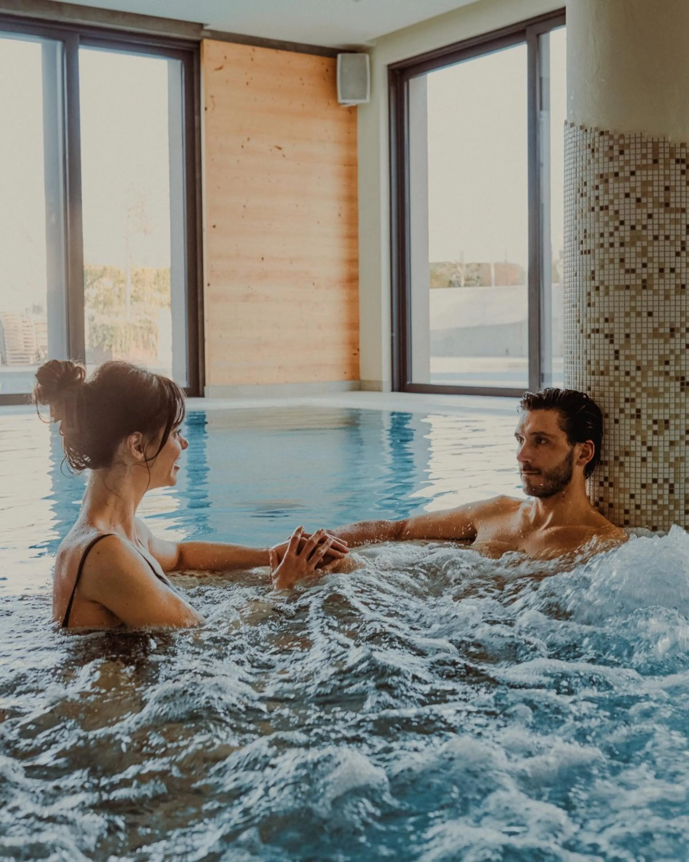 People in Garden Relais