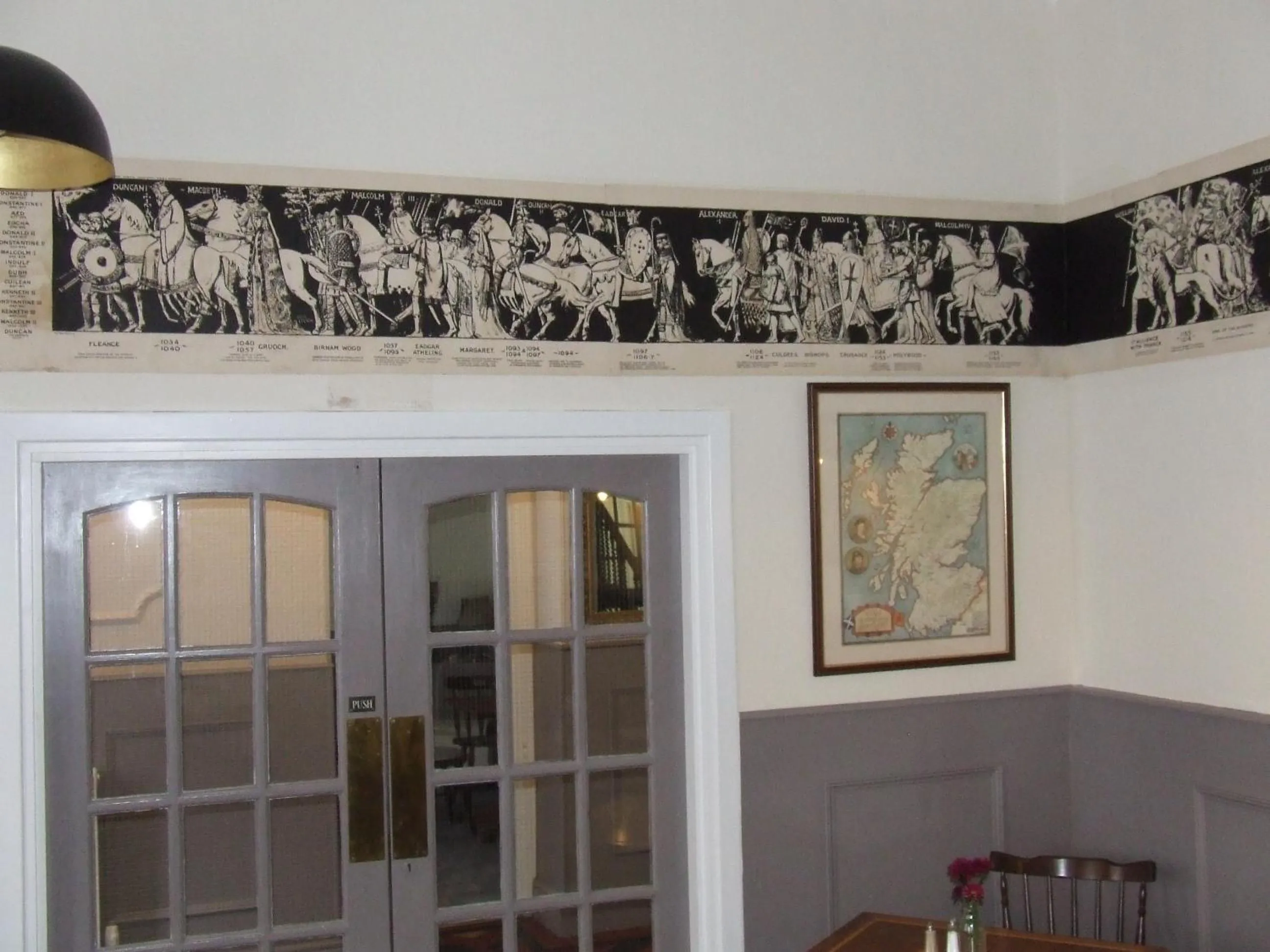 Decorative detail in The Royal Hotel