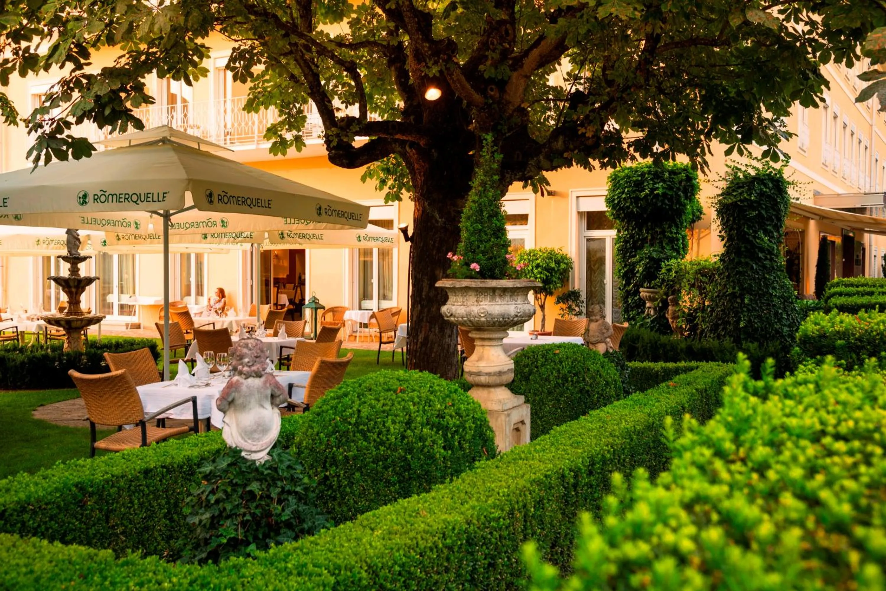 Garden in Hotel Stenitzer