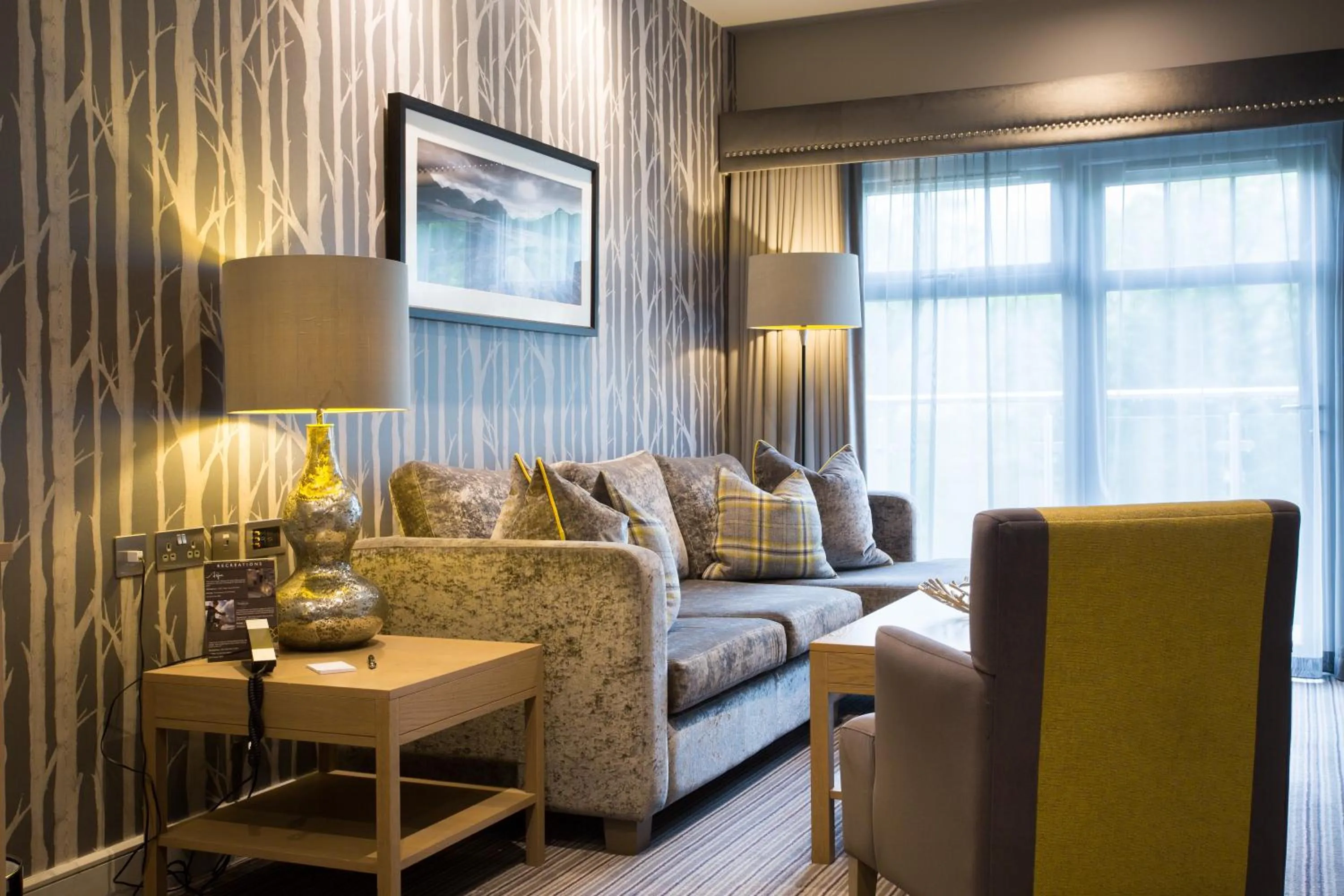 Seating area in Auchrannie Resort