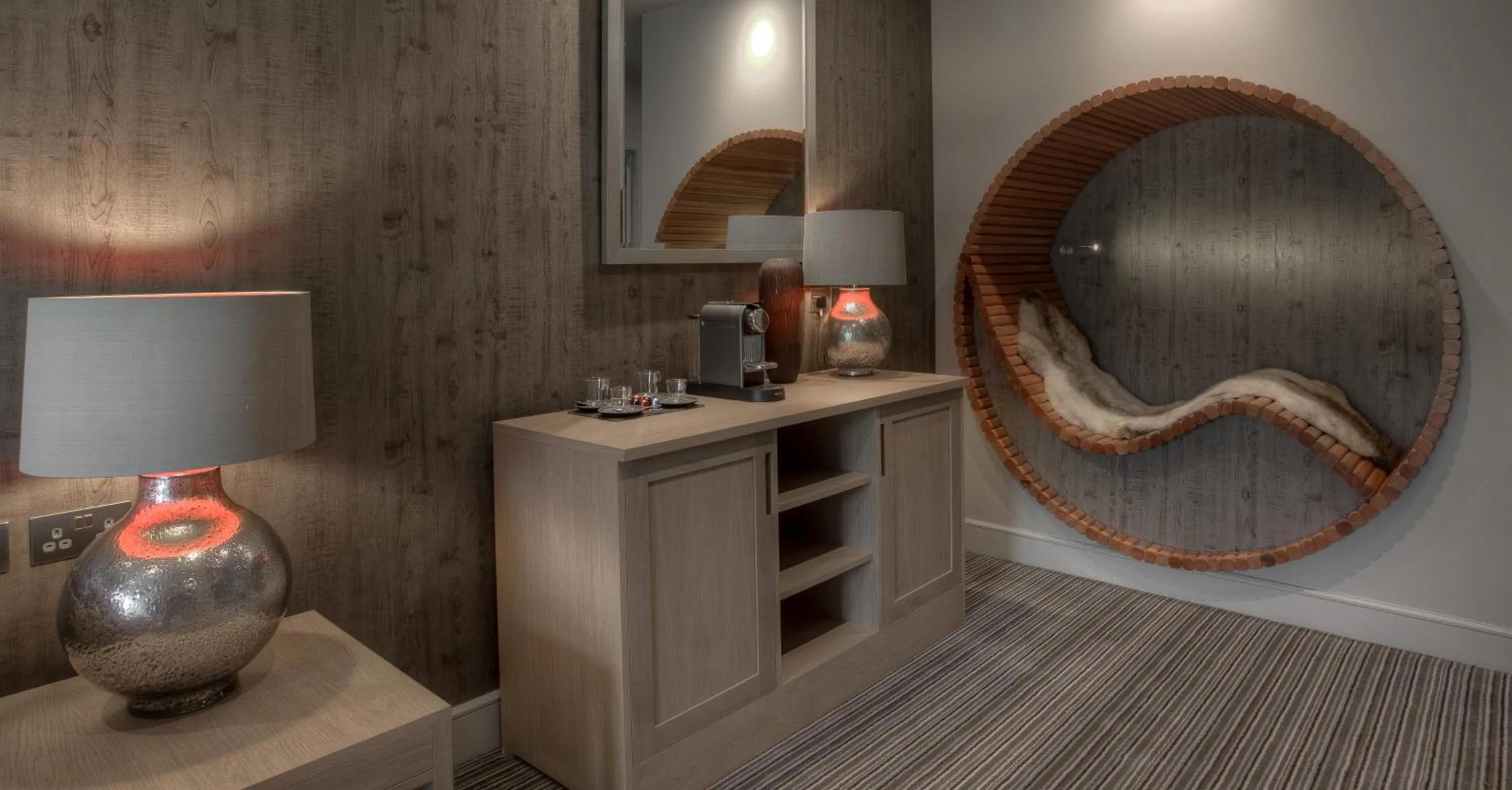 Decorative detail in Auchrannie Resort