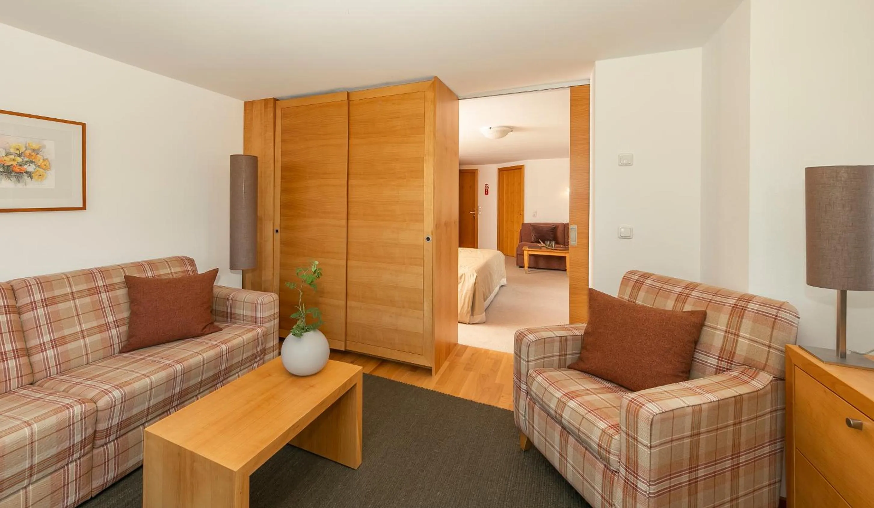 Living room in Hotel Schranz - Ski In & Ski Out