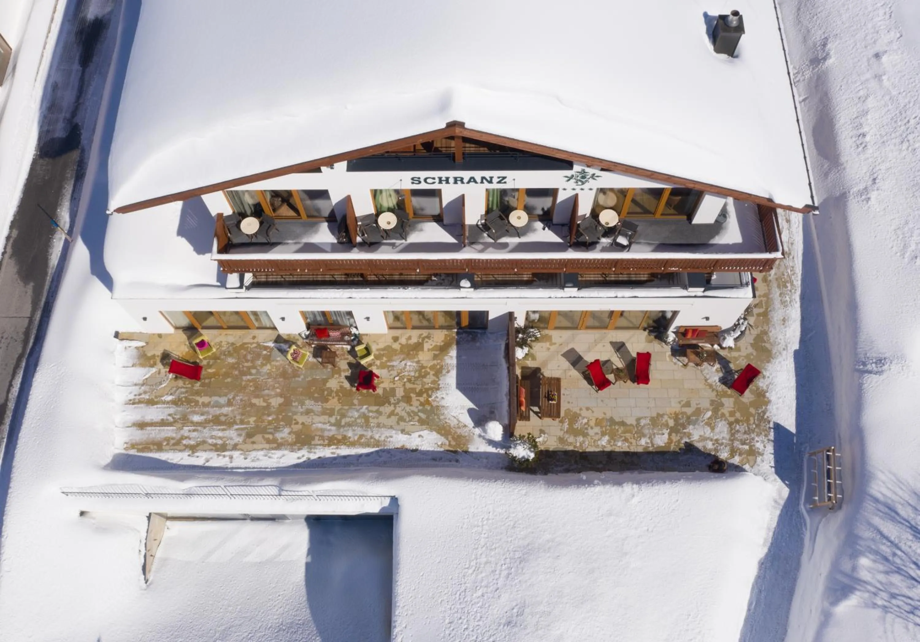 Bird's eye view in Hotel Schranz - Ski In & Ski Out