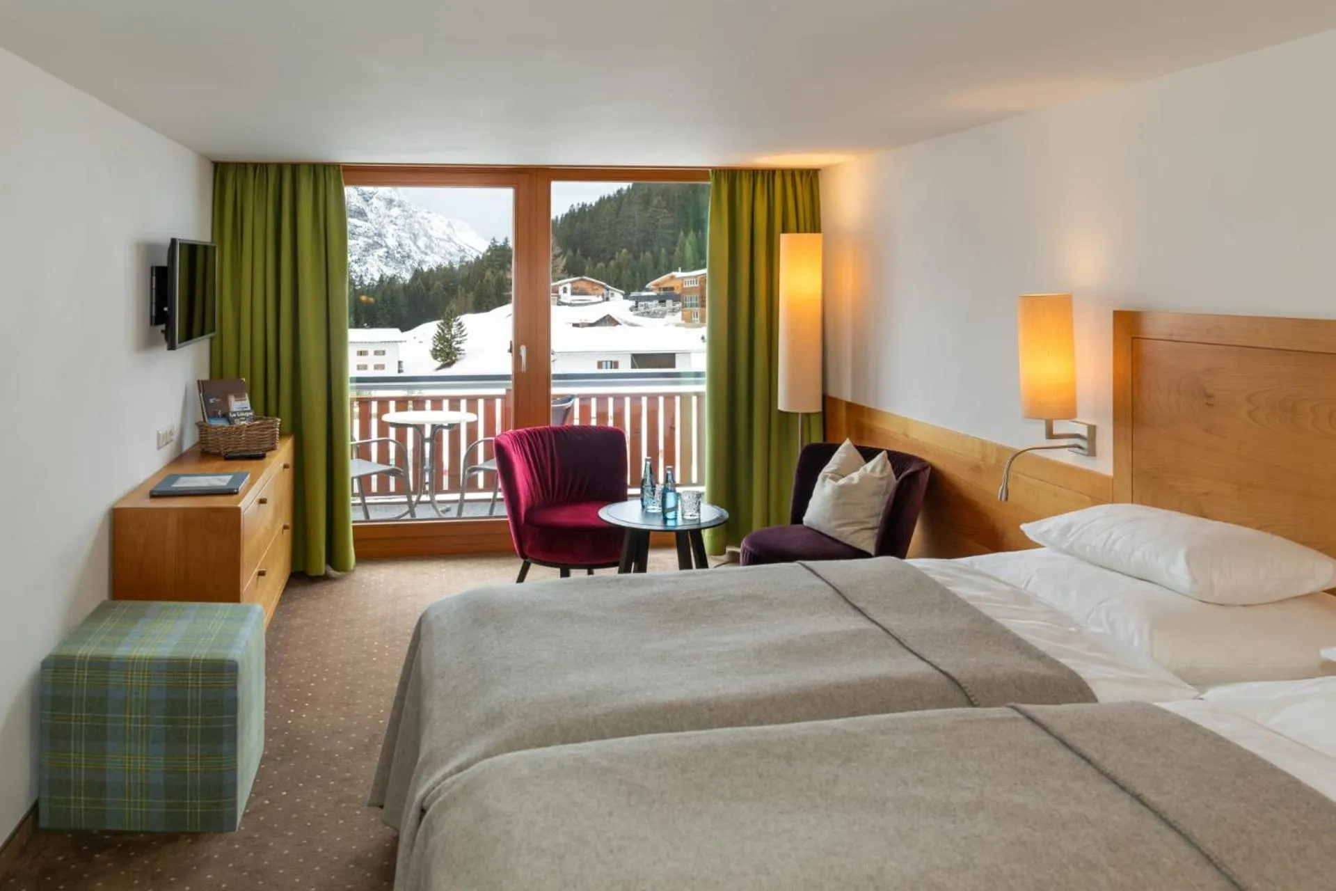 Bedroom, Bed in Hotel Schranz - Ski In & Ski Out