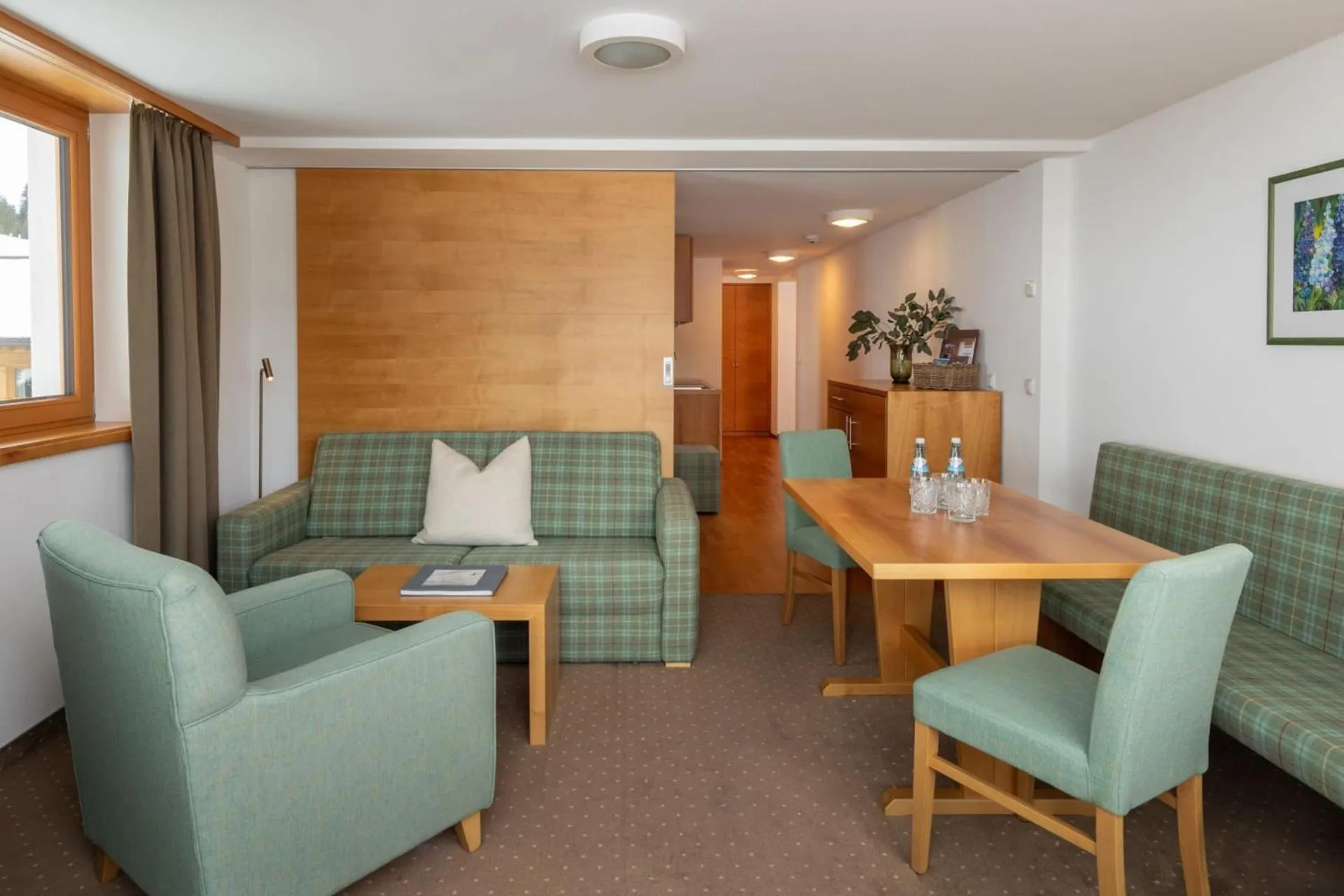 Living room in Hotel Schranz - Ski In & Ski Out