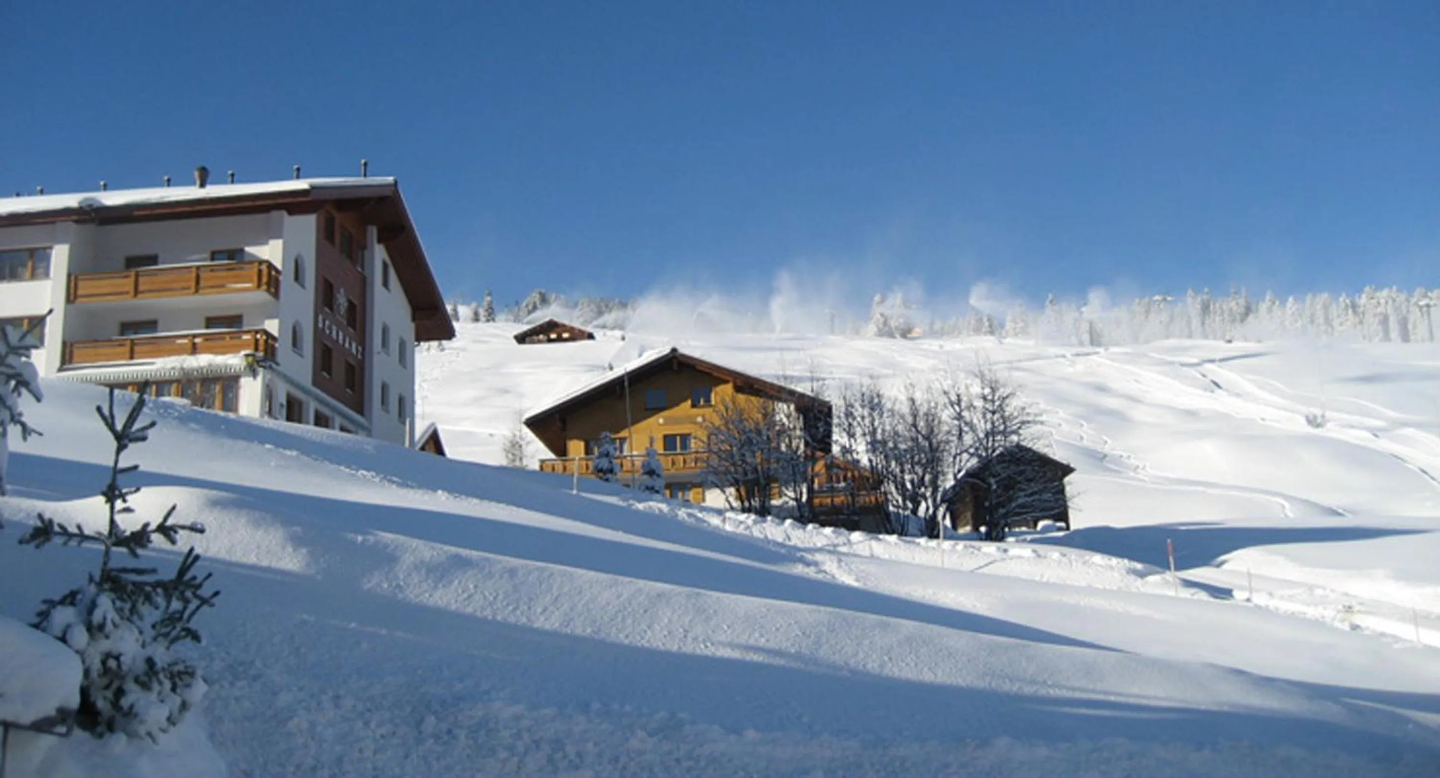 Bird's eye view in Hotel Schranz - Ski In & Ski Out