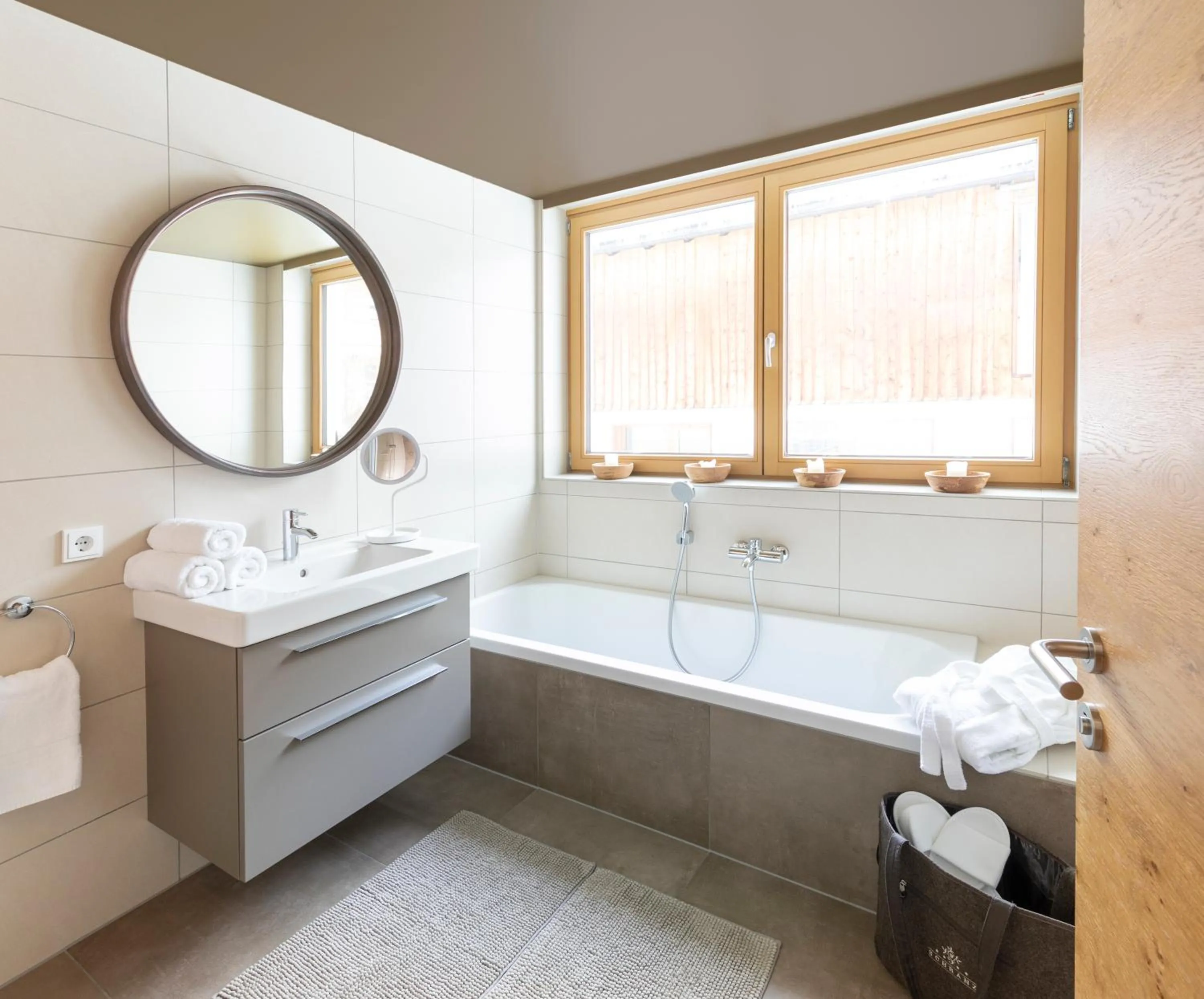 Bathroom in Hotel Schranz - Ski In & Ski Out