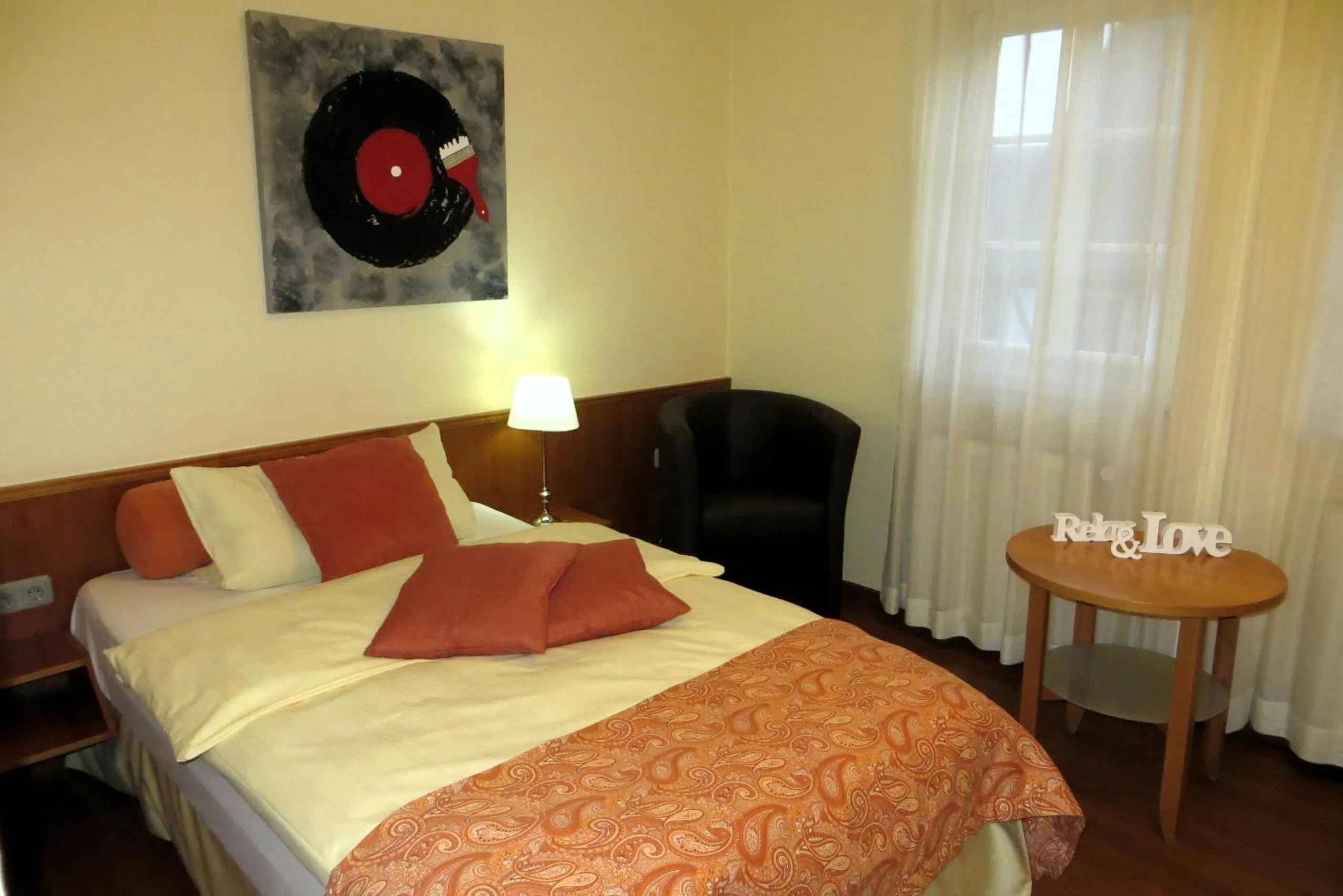 Bed in Burghotel Münzenberg