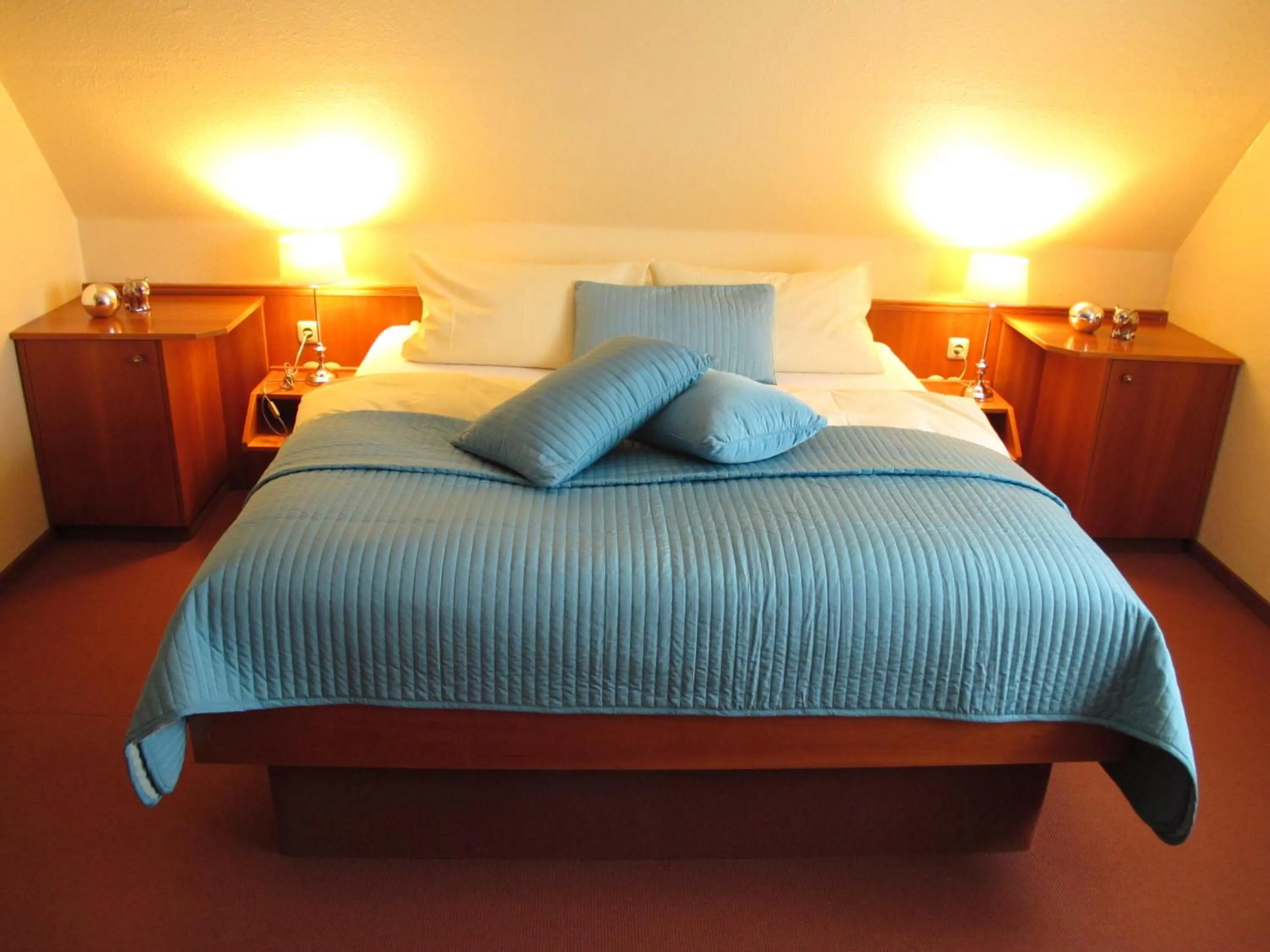 Bed in Burghotel Münzenberg