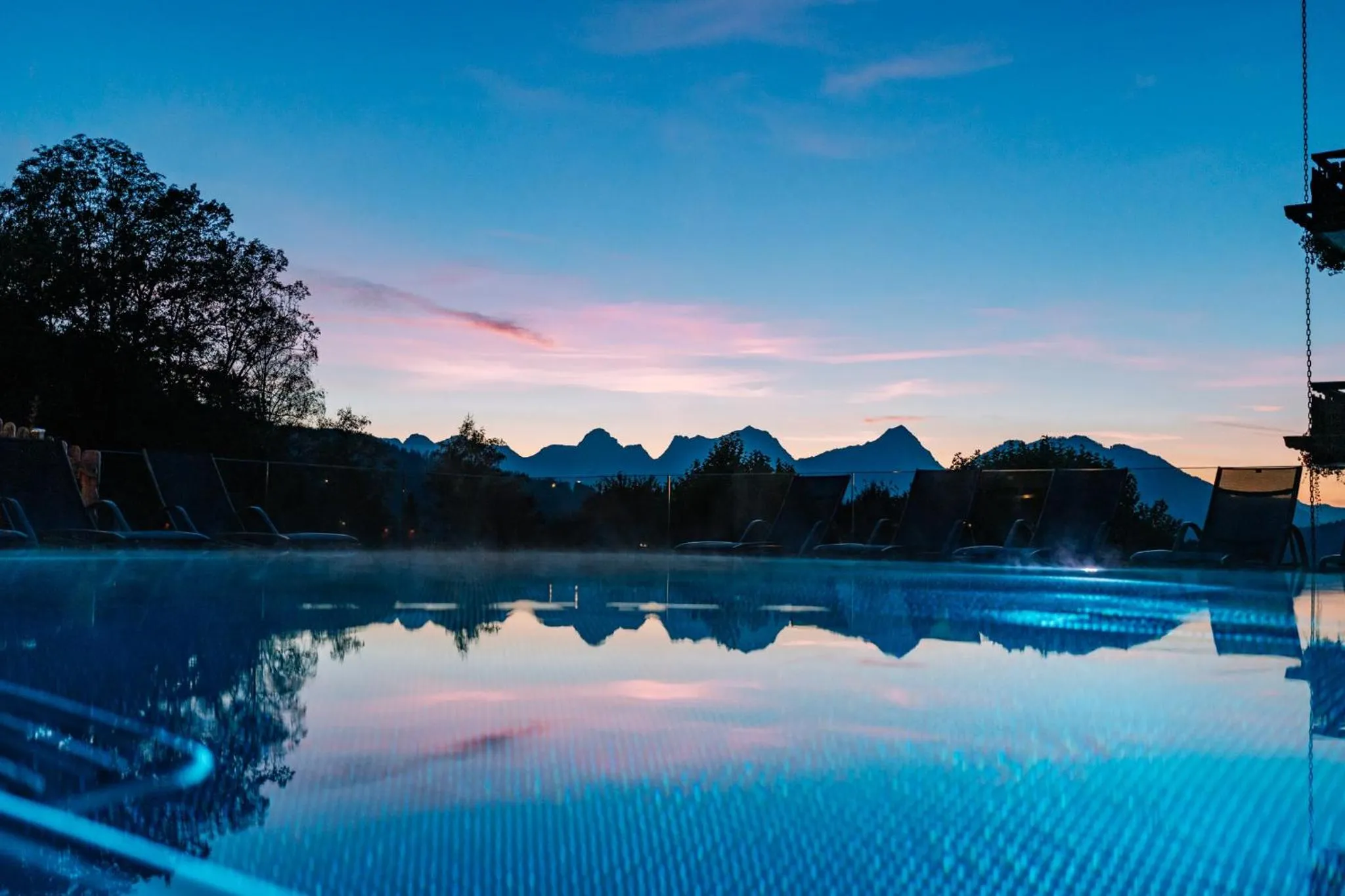 Swimming pool in Hotel Sperlhof