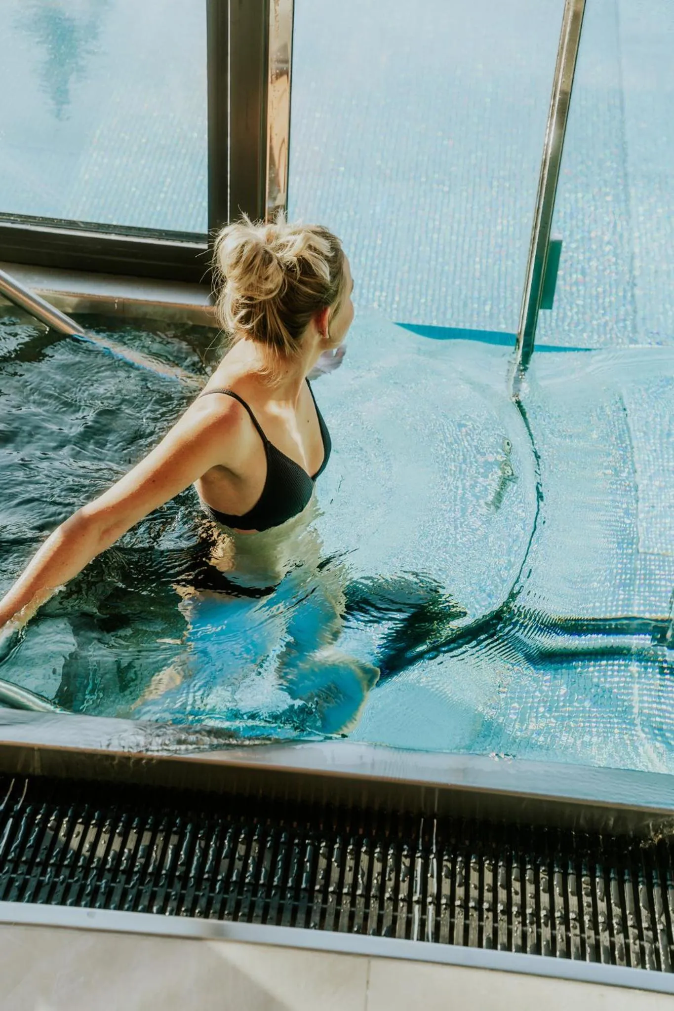 Swimming pool in Hotel Sperlhof
