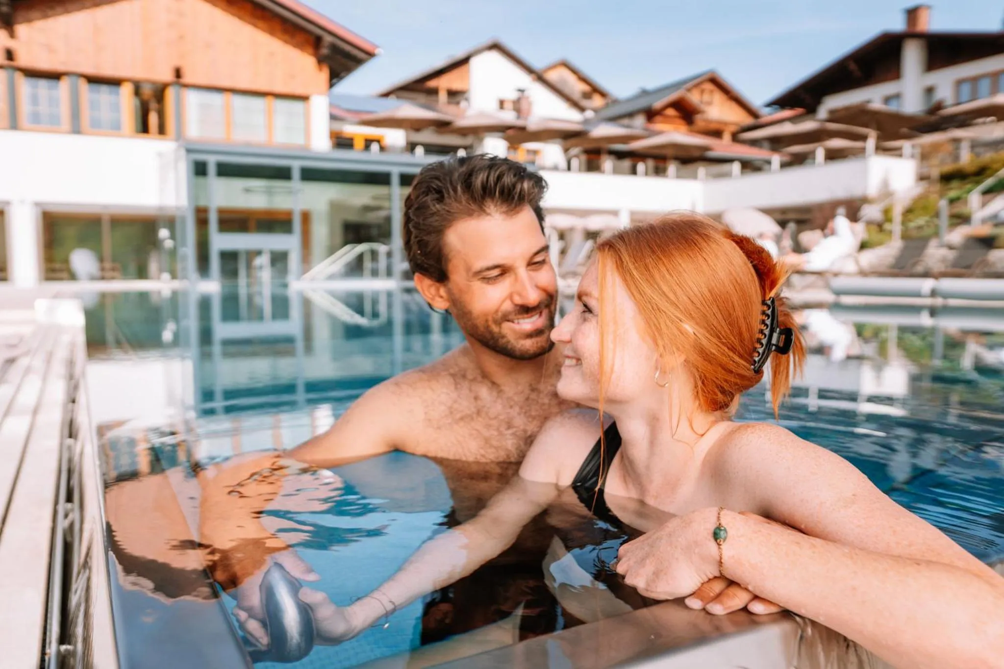Swimming pool in Hotel Sperlhof