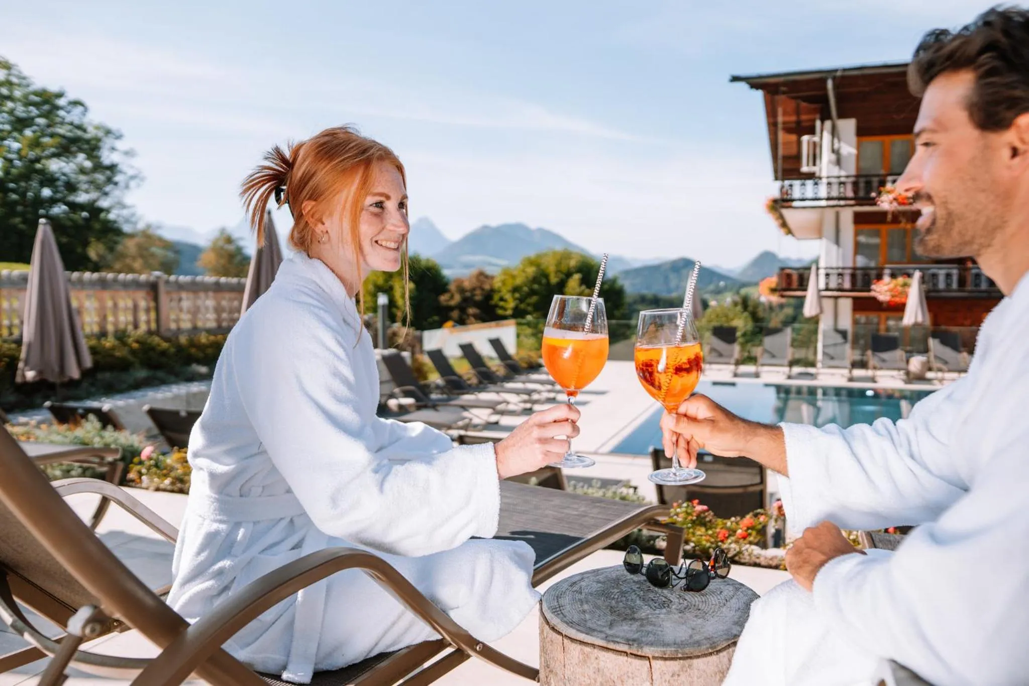 Swimming pool in Hotel Sperlhof