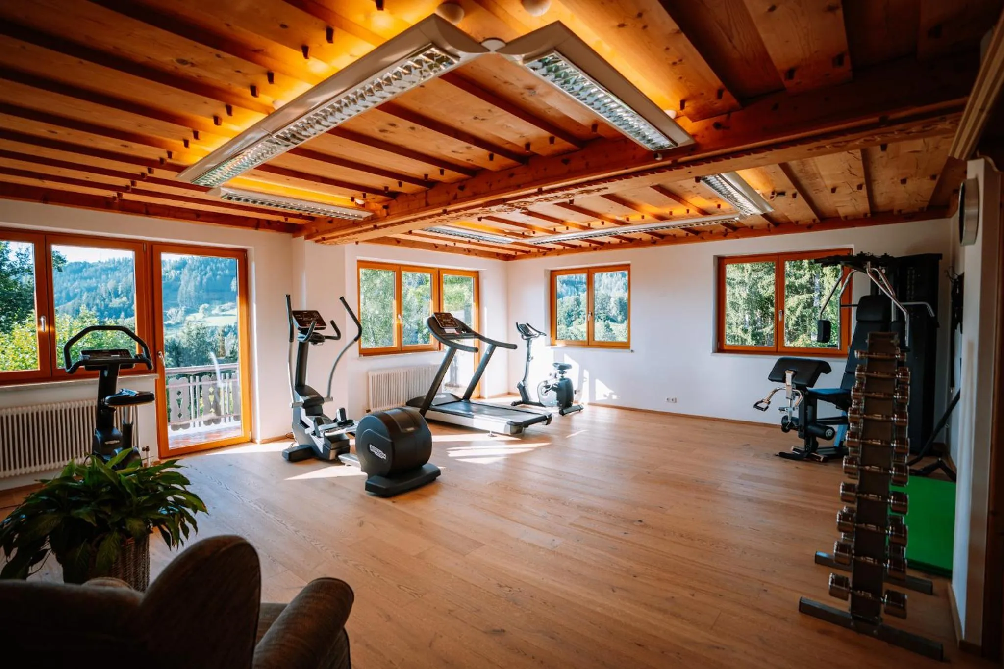 Fitness centre/facilities in Hotel Sperlhof