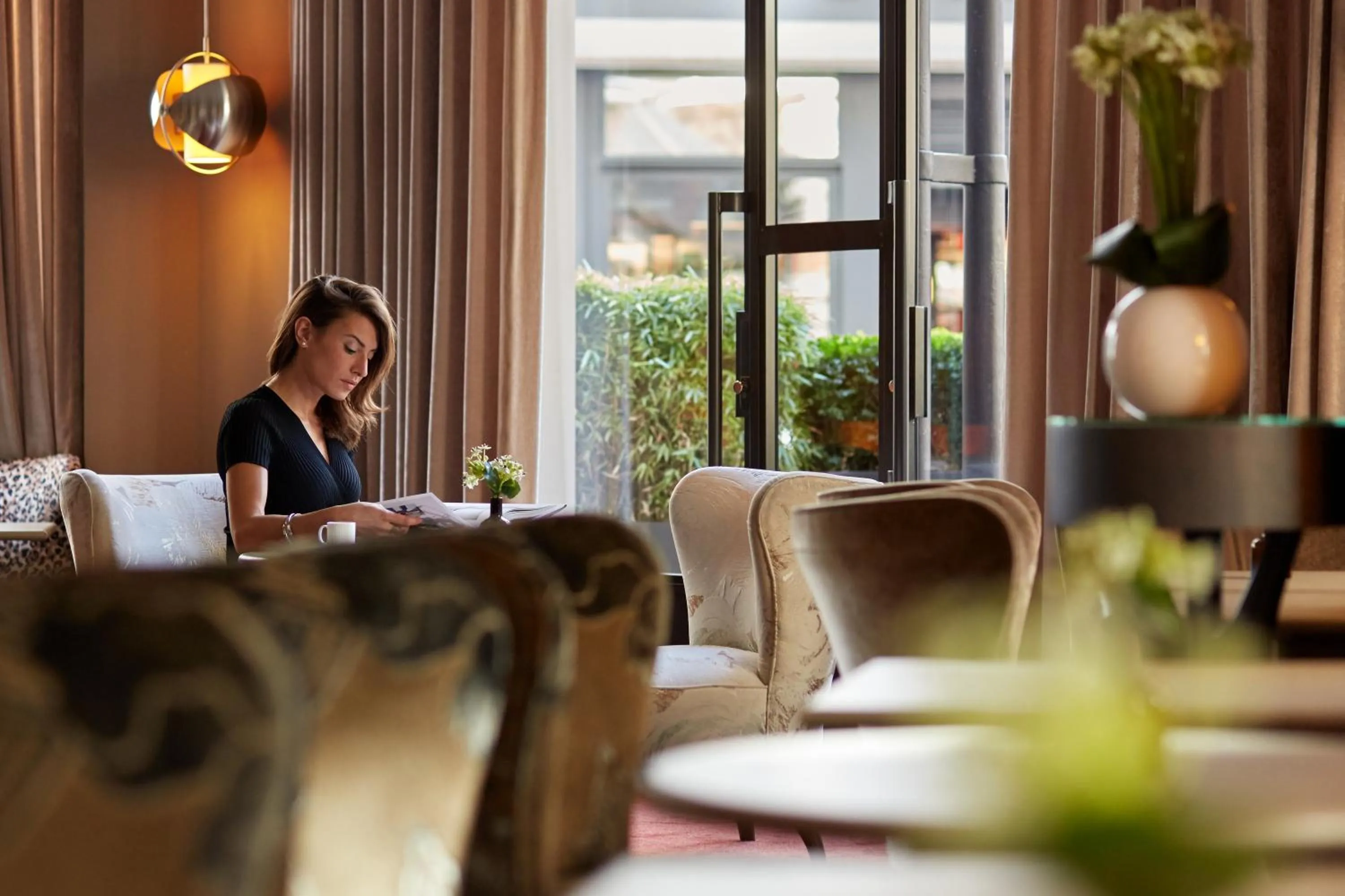 Communal lounge/ TV room in Le Pavillon des Lettres