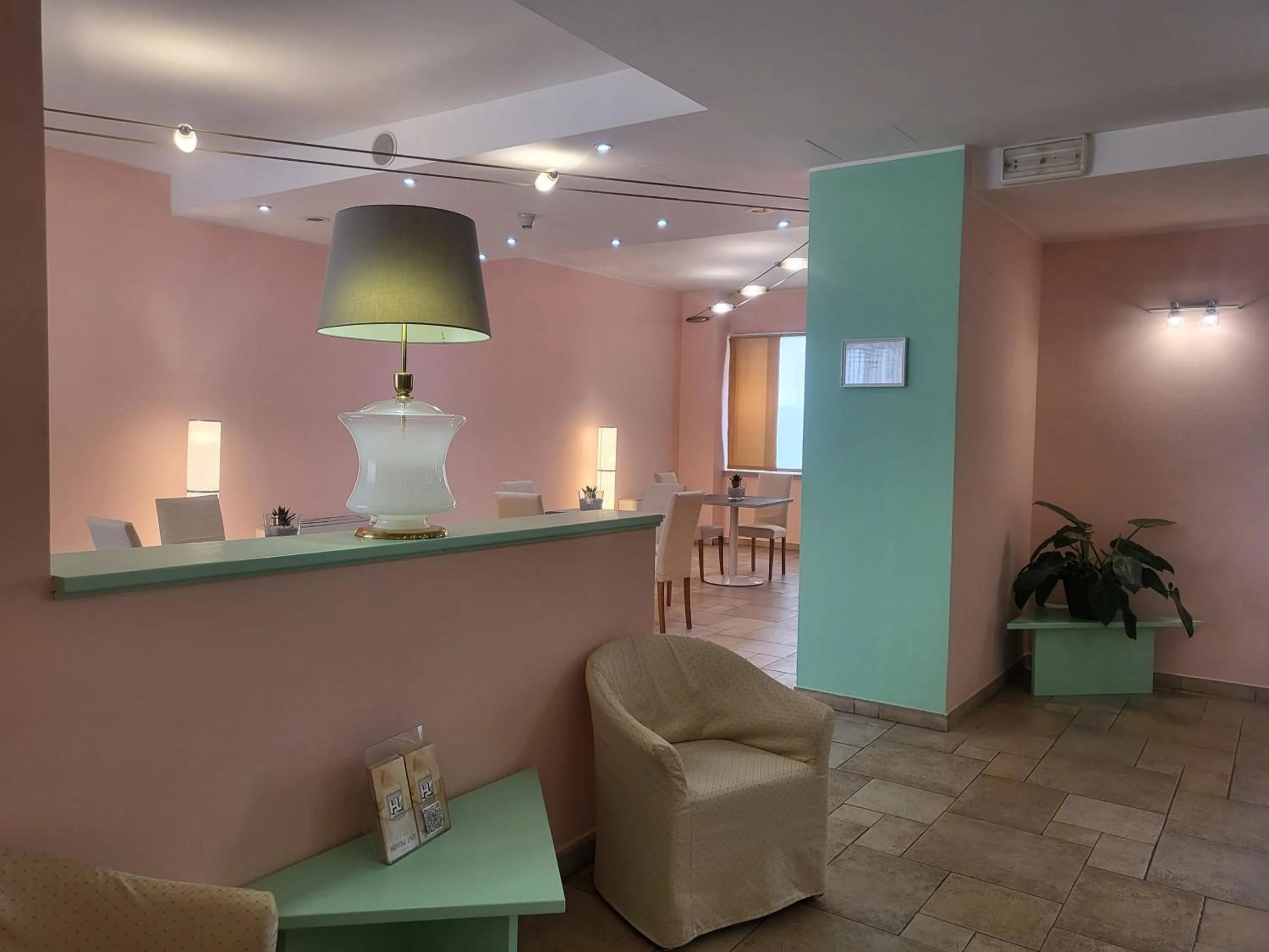 Communal lounge/ TV room in Hotel Lux