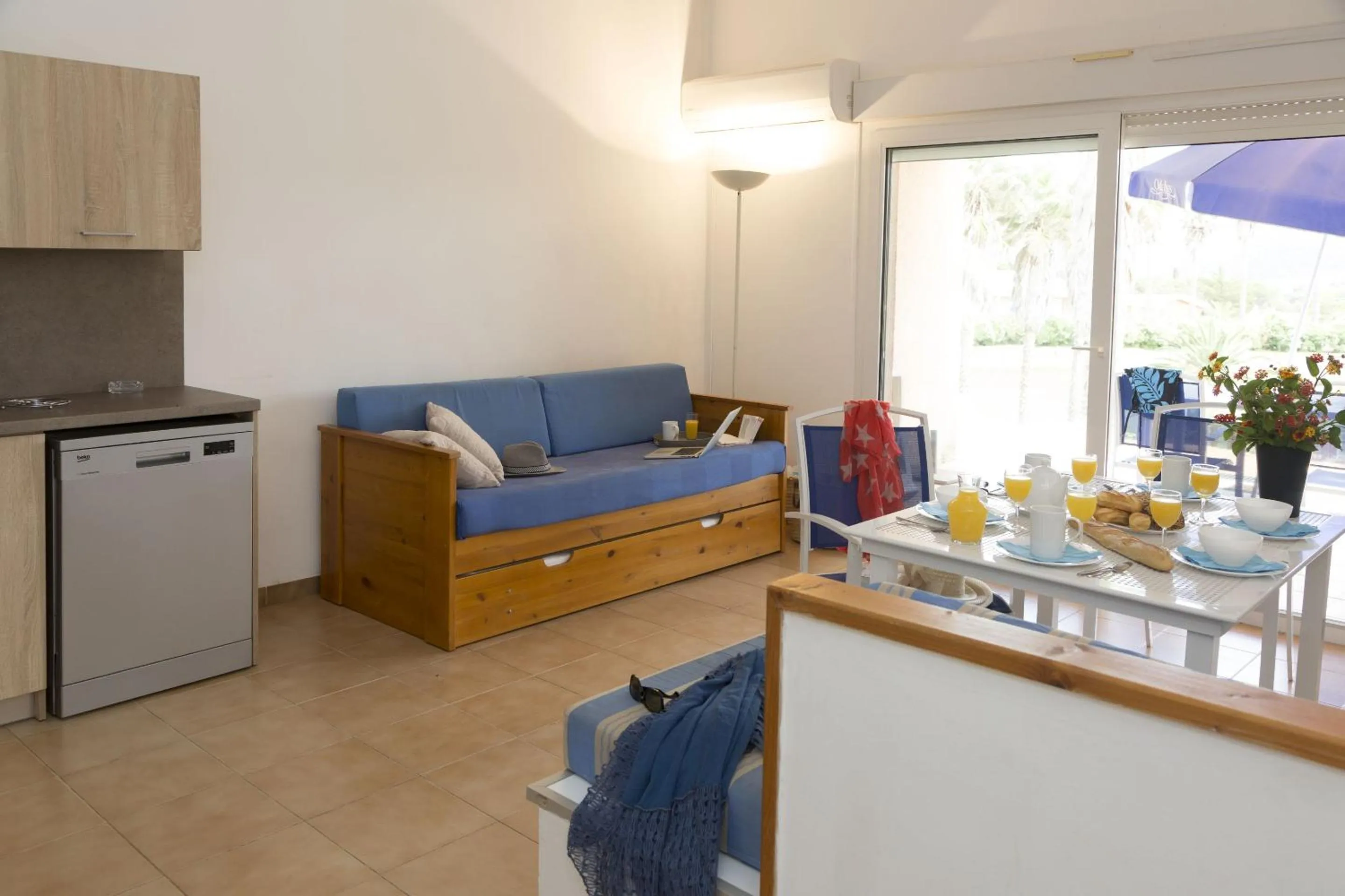 Seating area in Résidence Odalys Stella di l'Aria