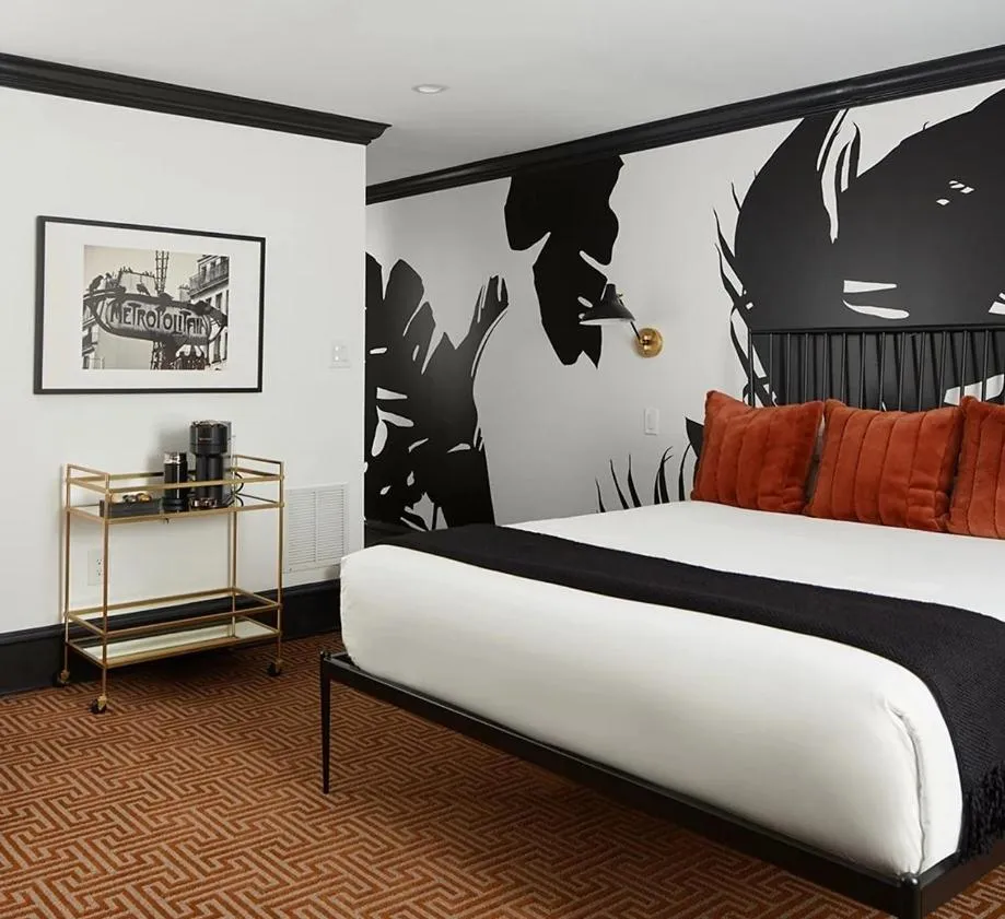 Bed in The Franklin on Rittenhouse, A Boutique Hotel