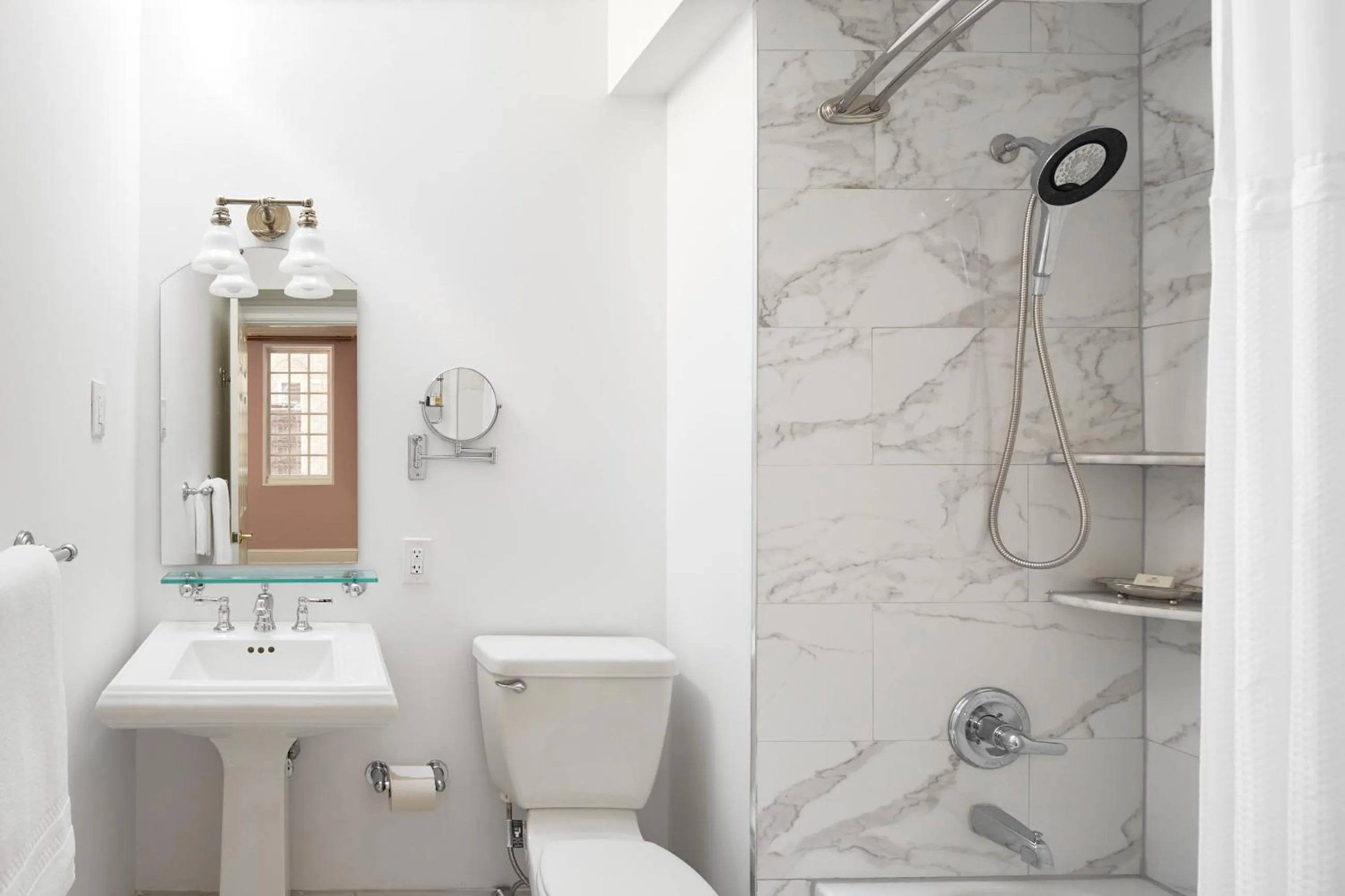 Bathroom in The Franklin on Rittenhouse, A Boutique Hotel