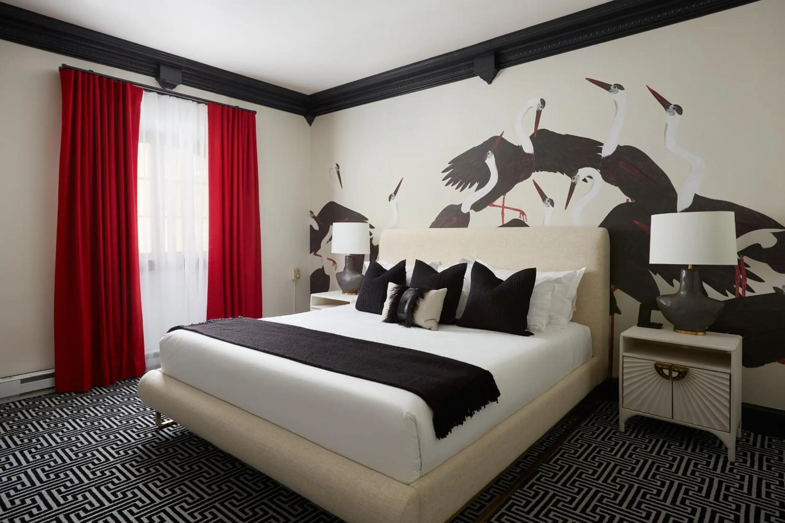Bed in The Franklin on Rittenhouse, A Boutique Hotel