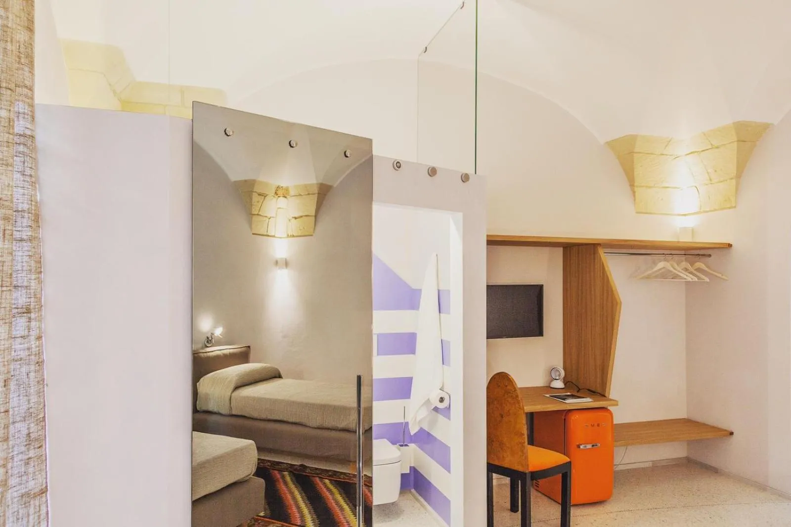 Bathroom, Bed in Dimora Storica Muratore
