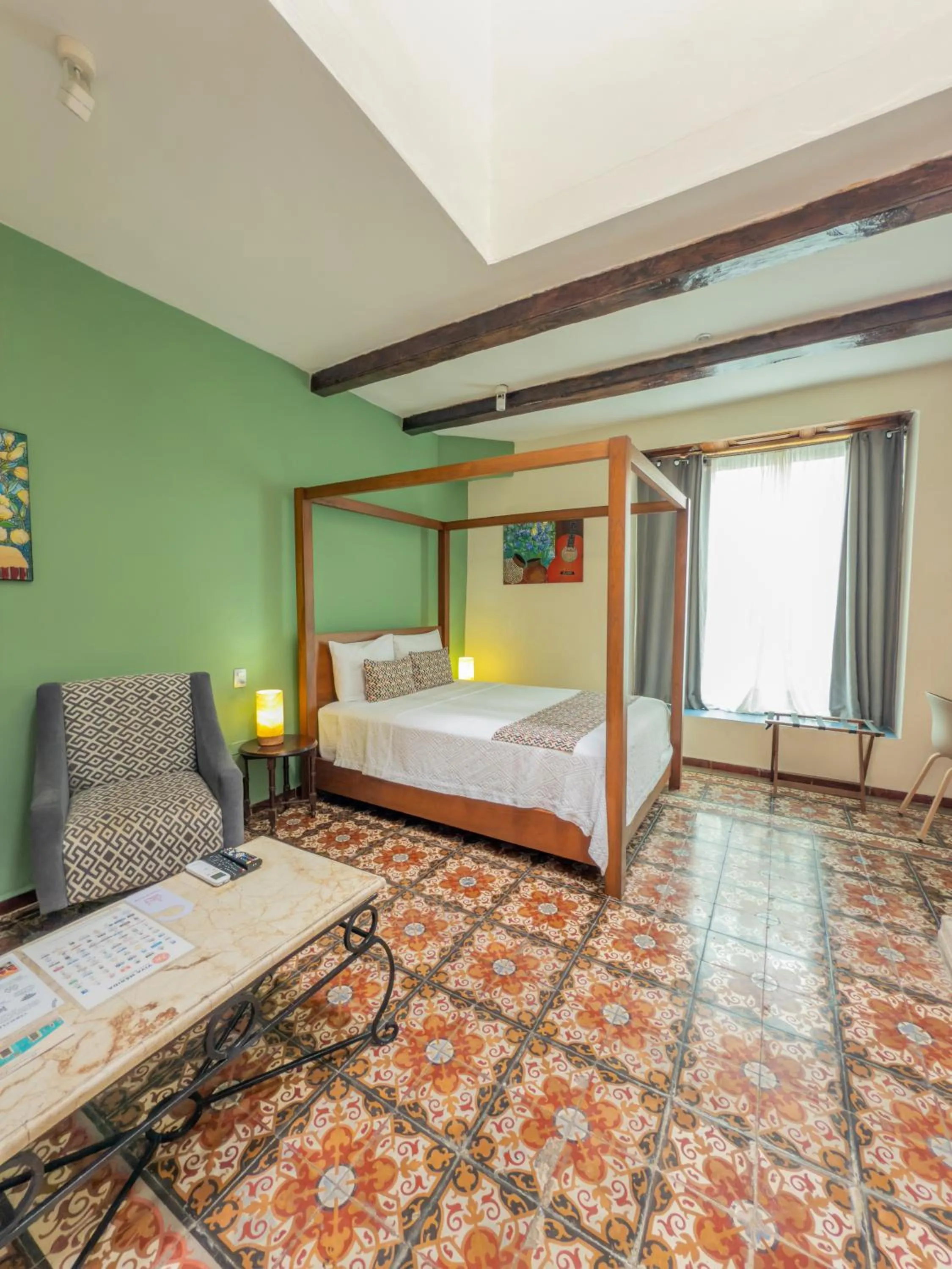 Bed in Viva Merida Hotel Boutique