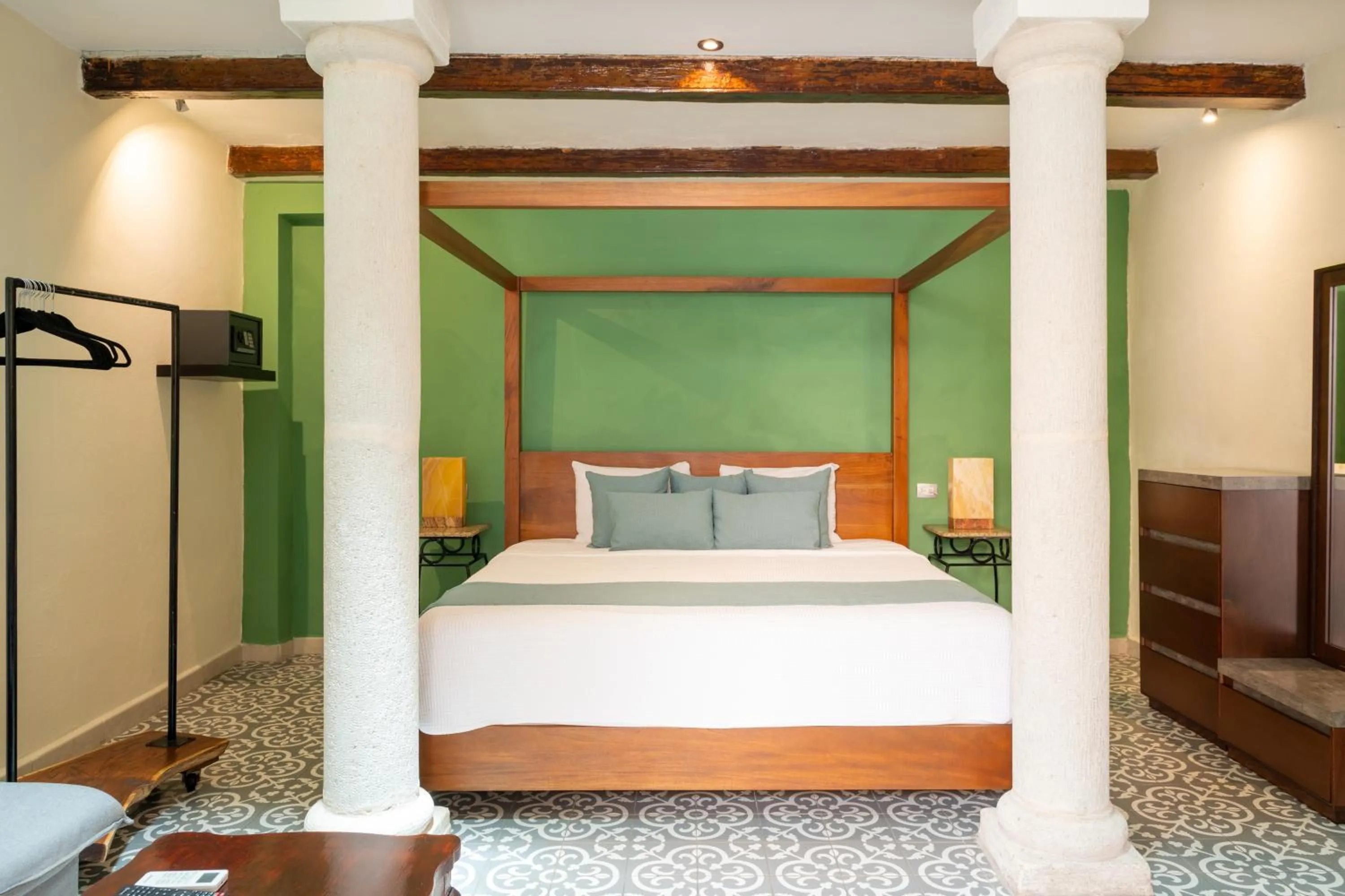 Bed in Viva Merida Hotel Boutique