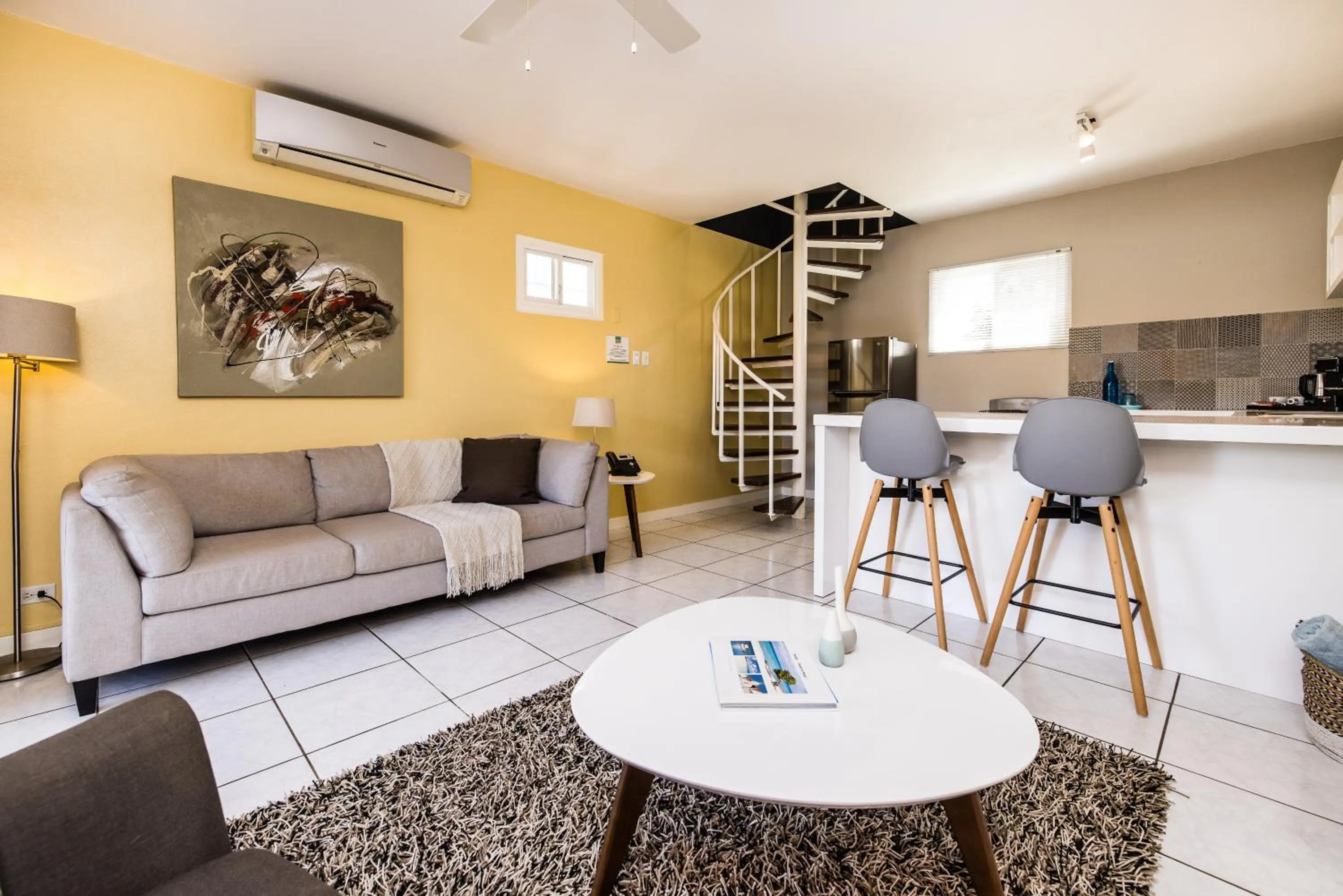 Living room in Paradera Park Aruba