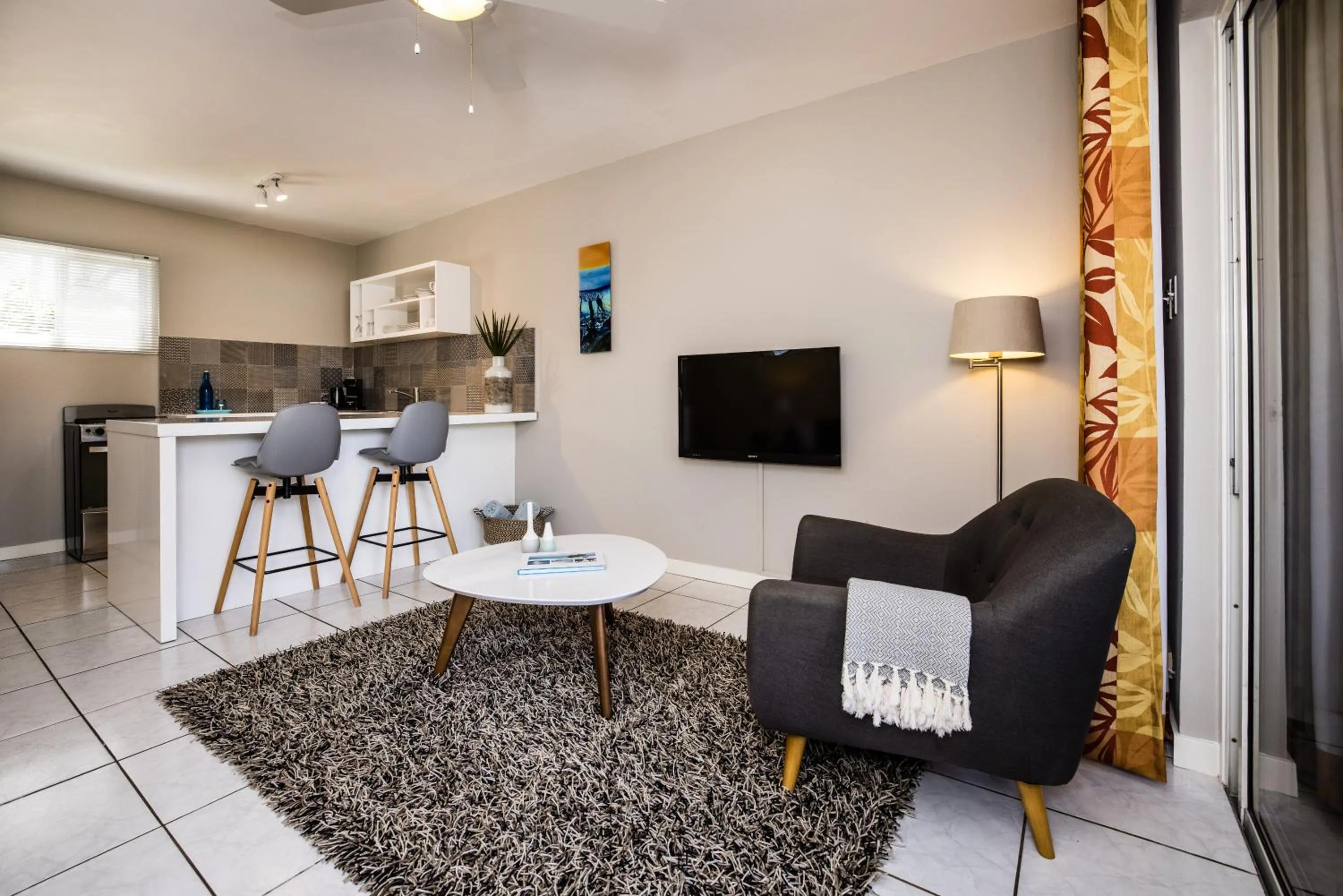 Living room in Paradera Park Aruba