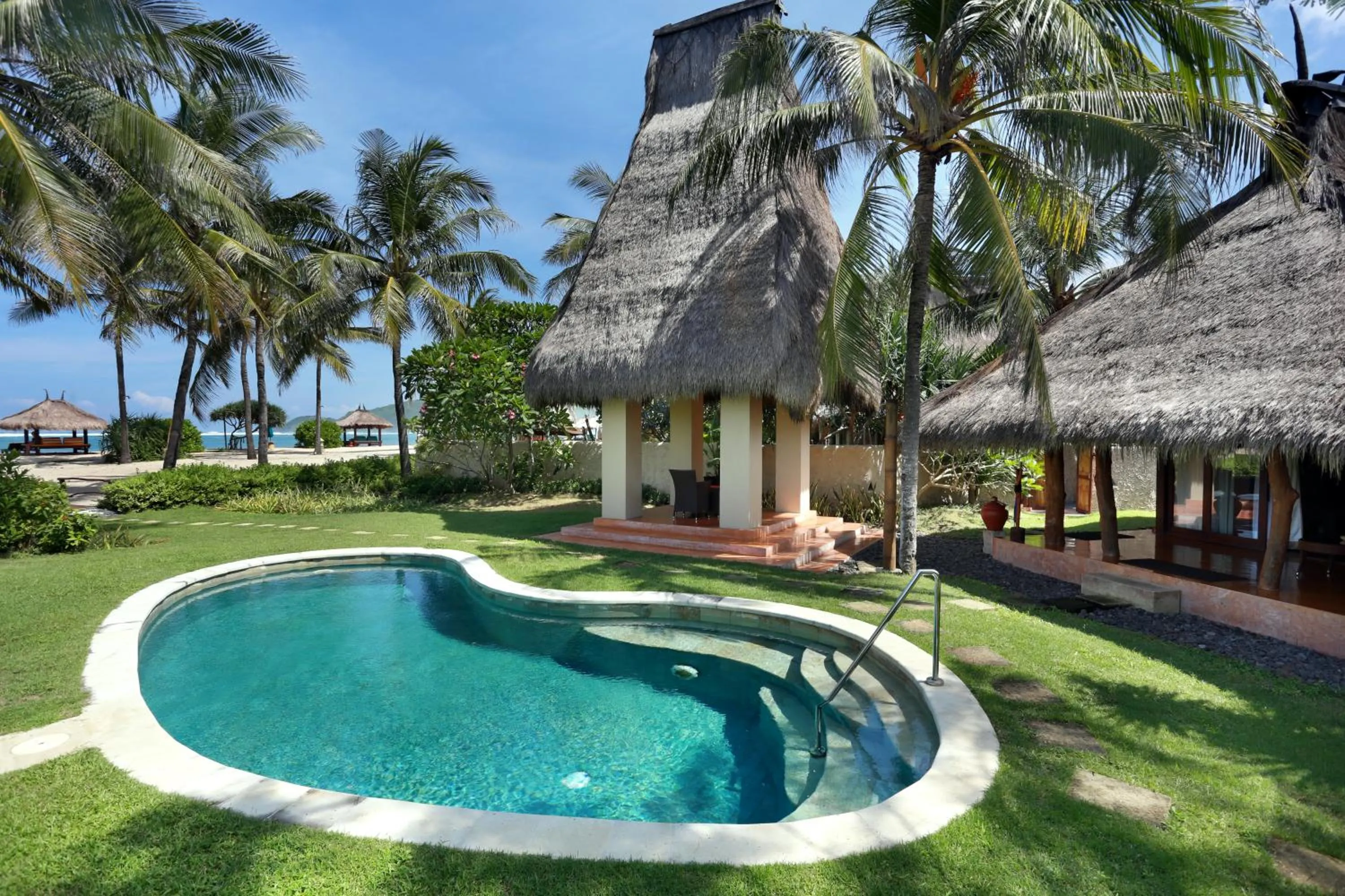 Pool view in Novotel Lombok Resort & Villas