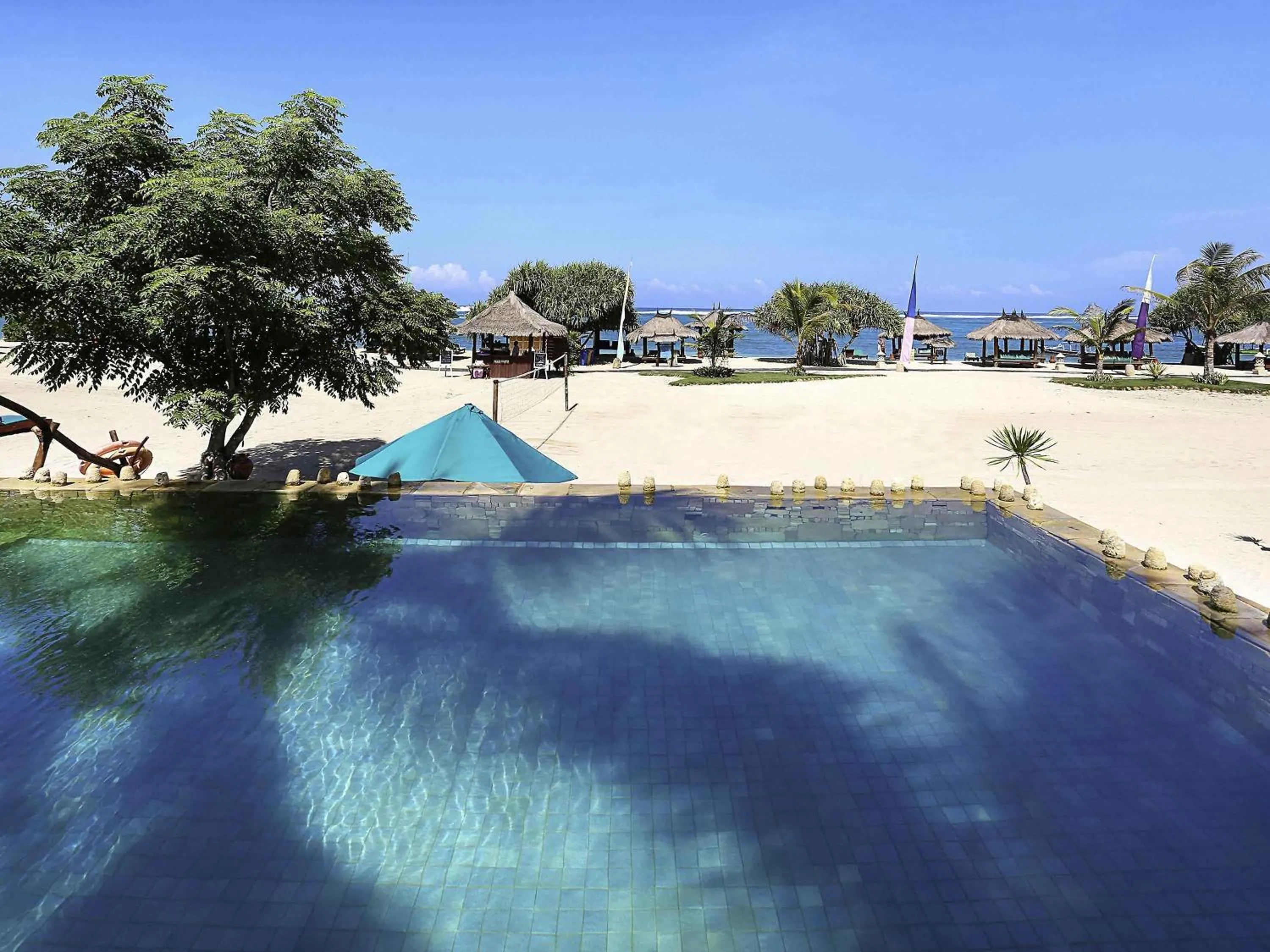 Pool view in Novotel Lombok Resort & Villas