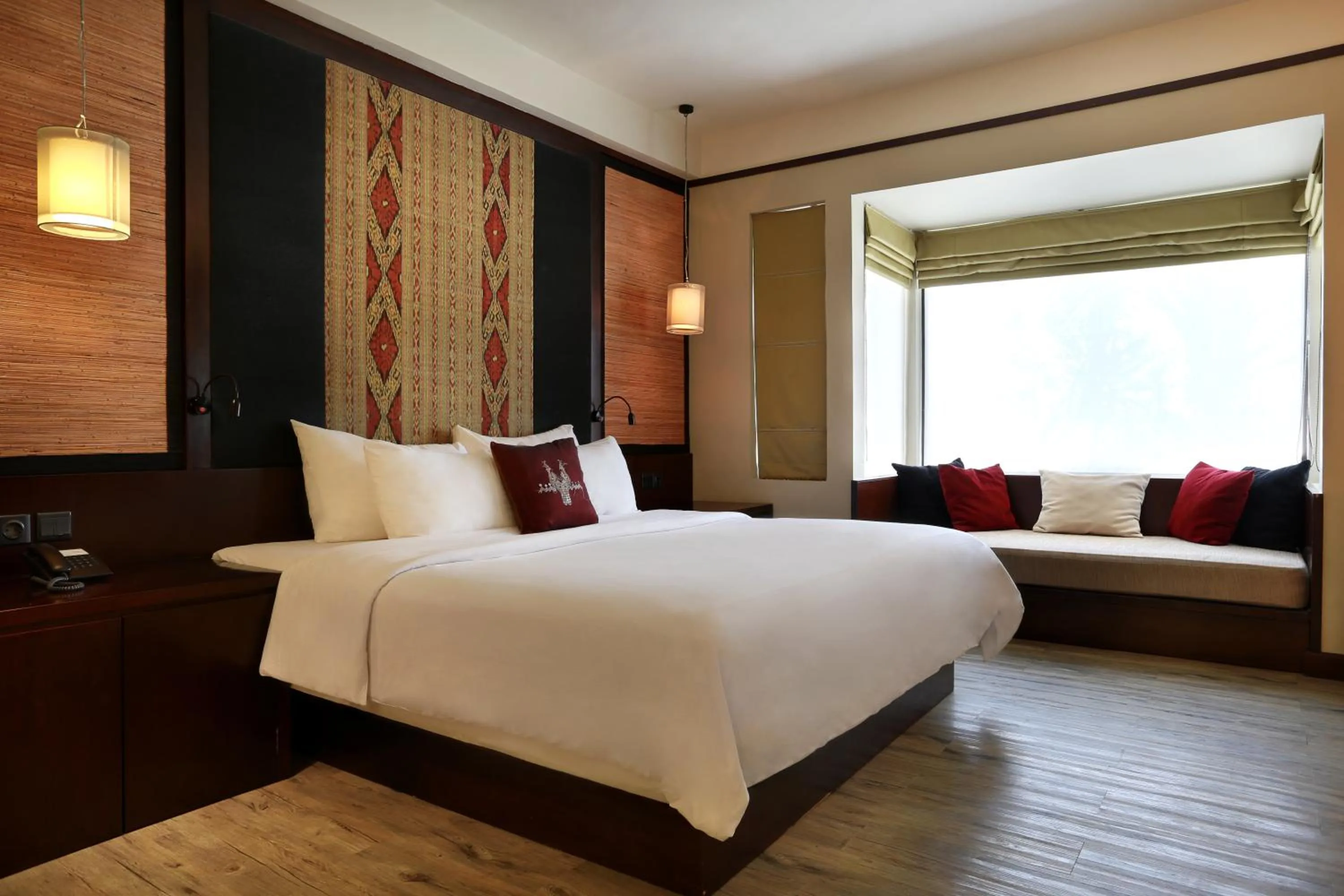 Bed in Novotel Lombok Resort & Villas