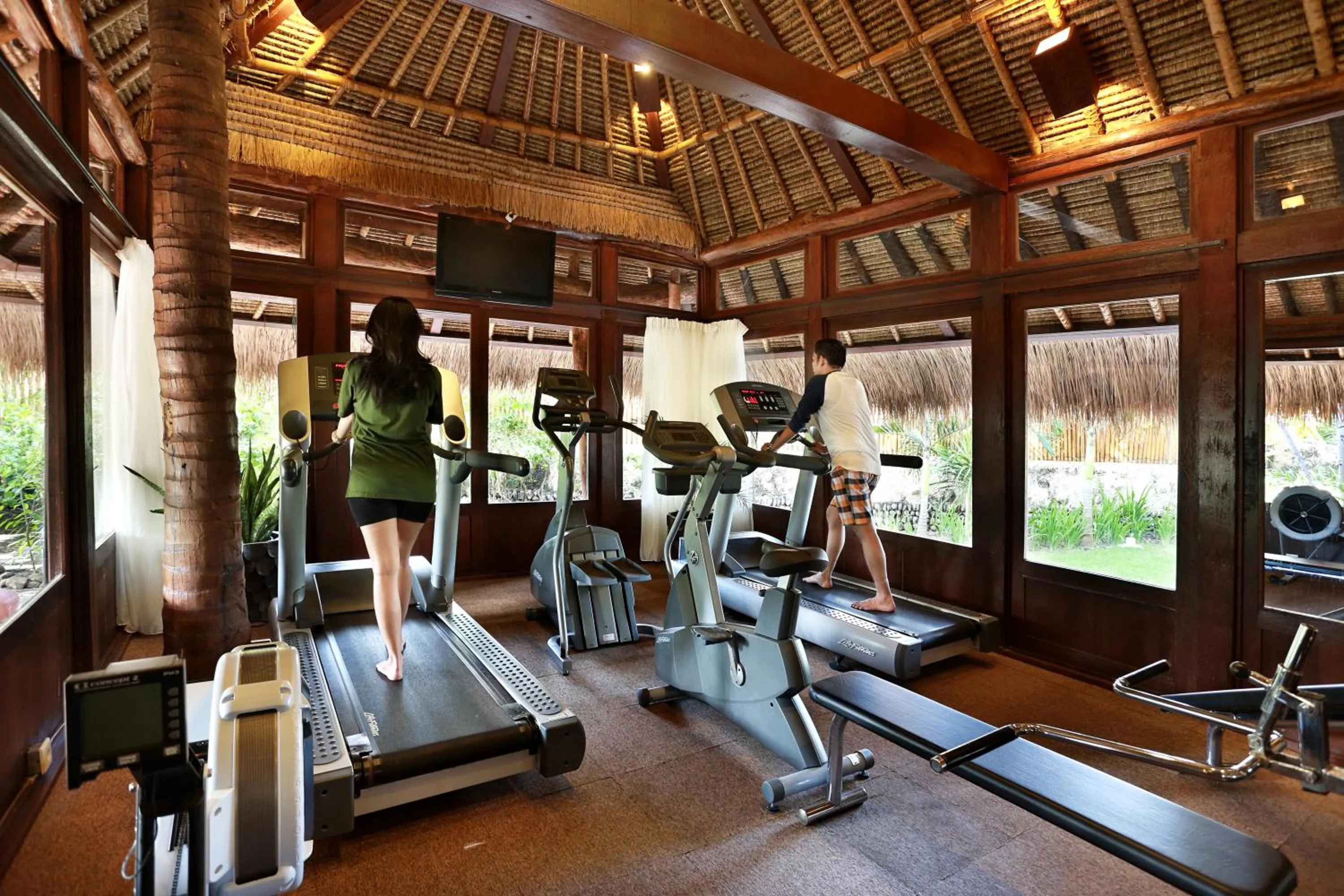Fitness centre/facilities in Novotel Lombok Resort & Villas