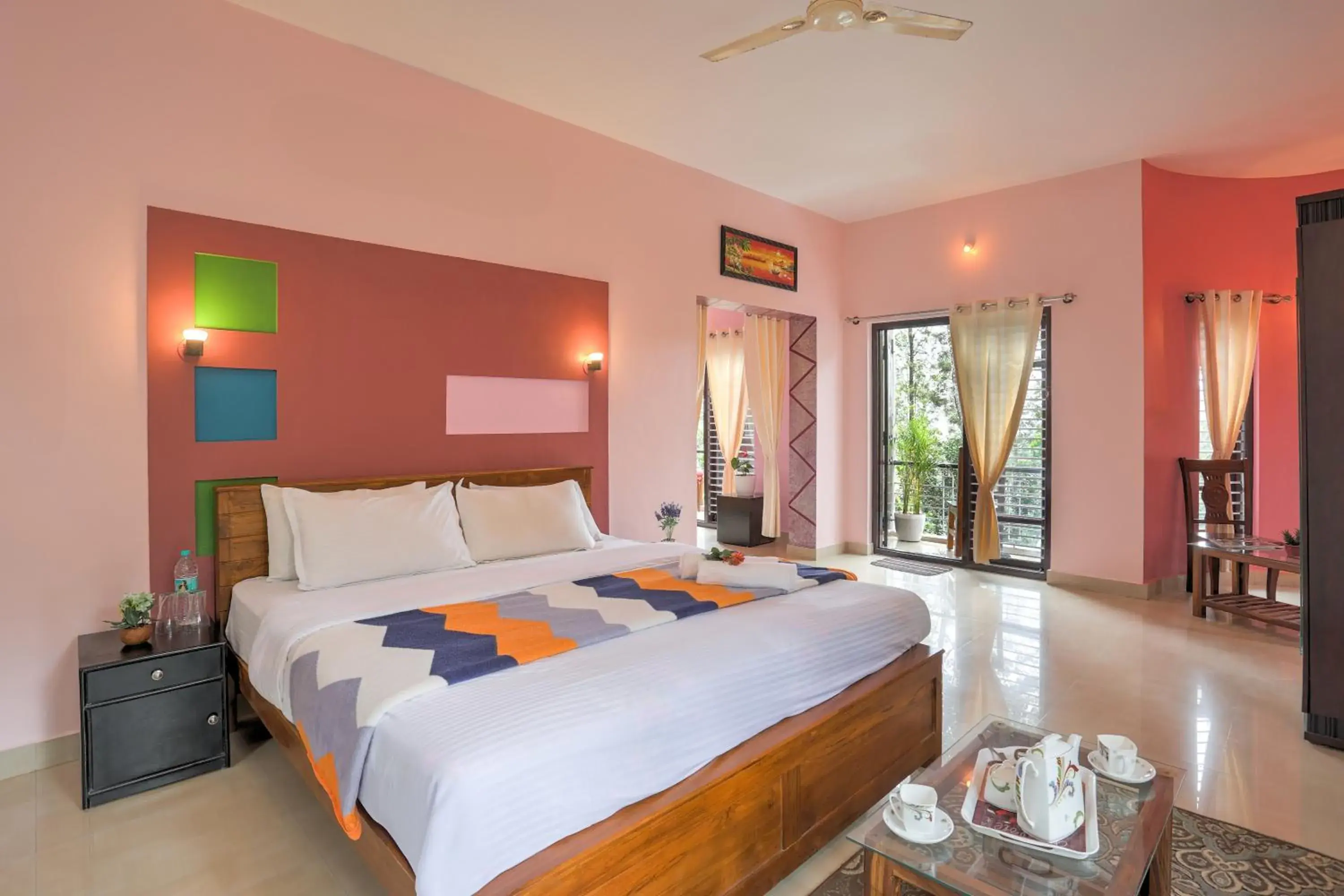 Quadruple Room with Balcony in Royal Woods Coorg Quadruple Room with Balcony in Royal Woods Coorg