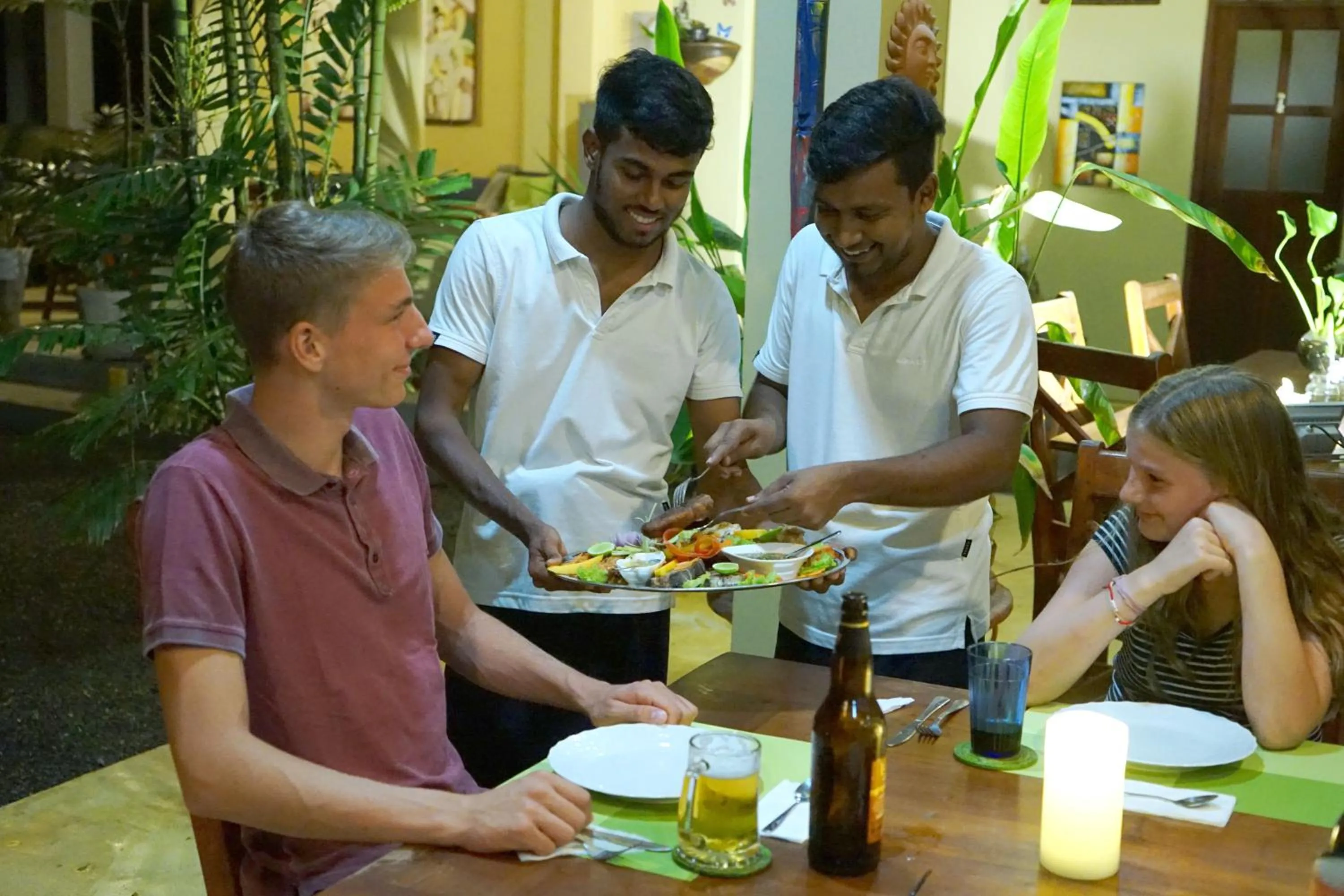 Dinner in Villa Lucky Star