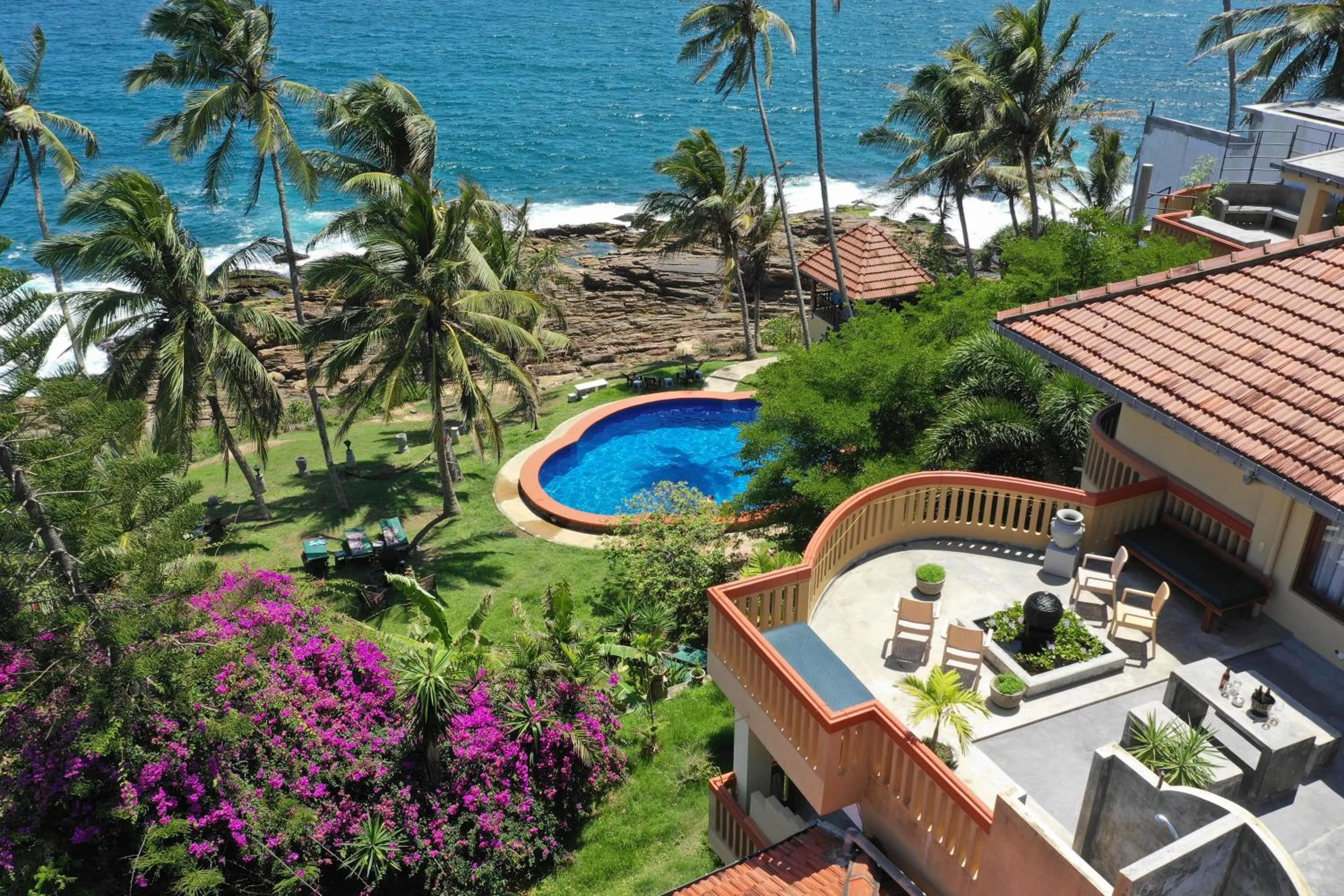 Bird's eye view in Villa Lucky Star