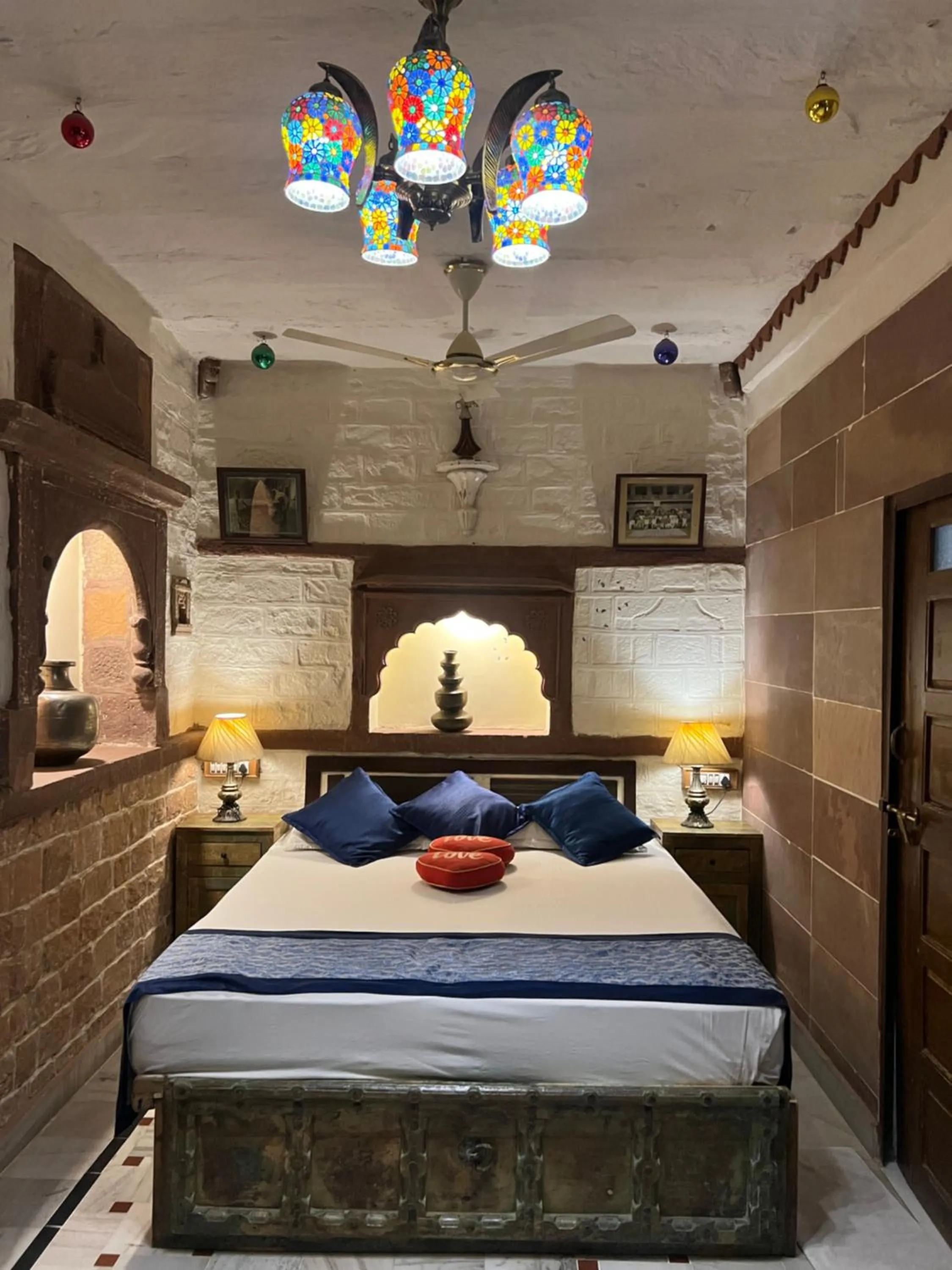 Bed in Raj Mandir Boutique Home Stay